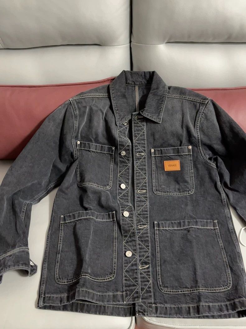 Versace Versace Main line denim jacket Size US XXL / EU 58 / 5 - 2 Thumbnail