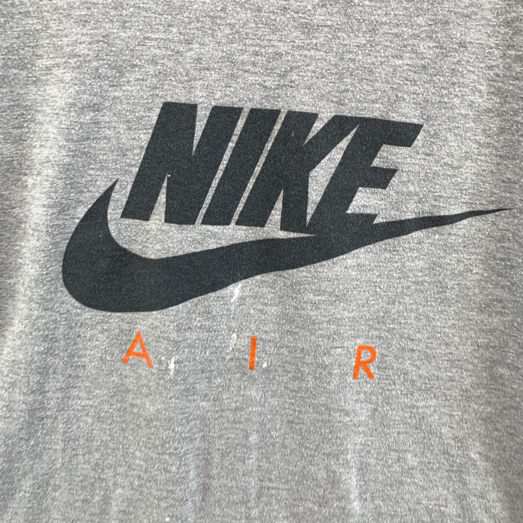 Nike VINTAGE Nike Shirt Gray Adult XL 23x28.5 Swoosh Check Short Sleeve Crew Neck 90s Decade Mens Size US XL / EU 56 / 4 - 7 Thumbnail