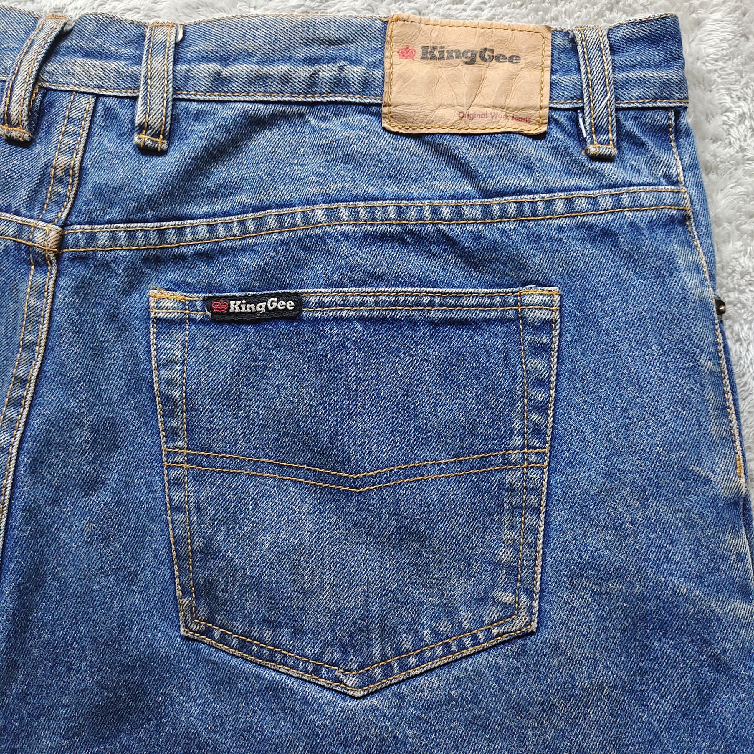 Fubu × JNCO × Southpole DISTRESSED Y2K KINGGEE KNEE REFLECTOR JEANS PANT Size US 39 - 4 Thumbnail