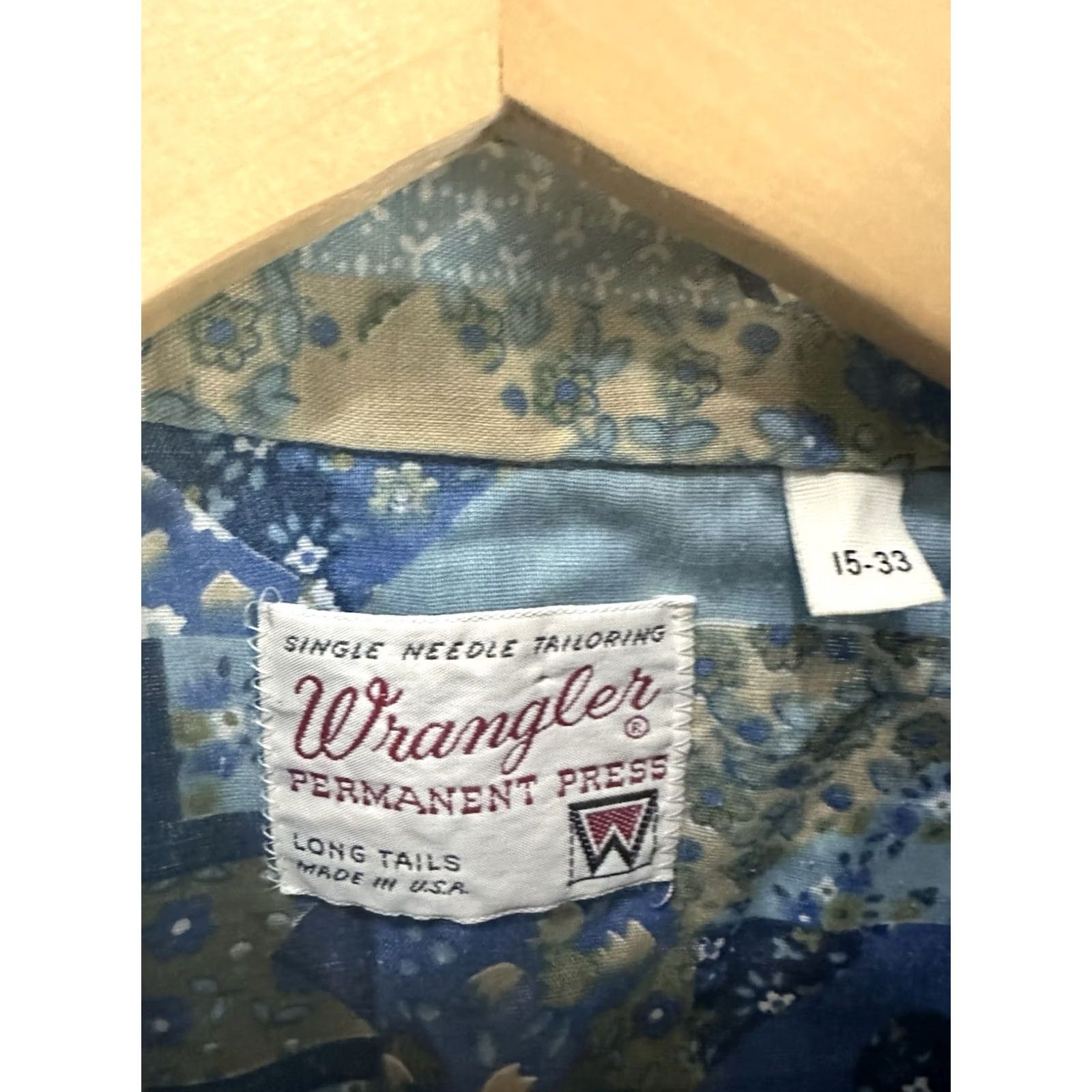 Wrangler VTG Wrangler Rockabilly Floral Patchwork Pearl Snap Western Shirt L Multicolor Mens 60s 15-33 Size US L / EU 52-54 / 3 - 3 Thumbnail