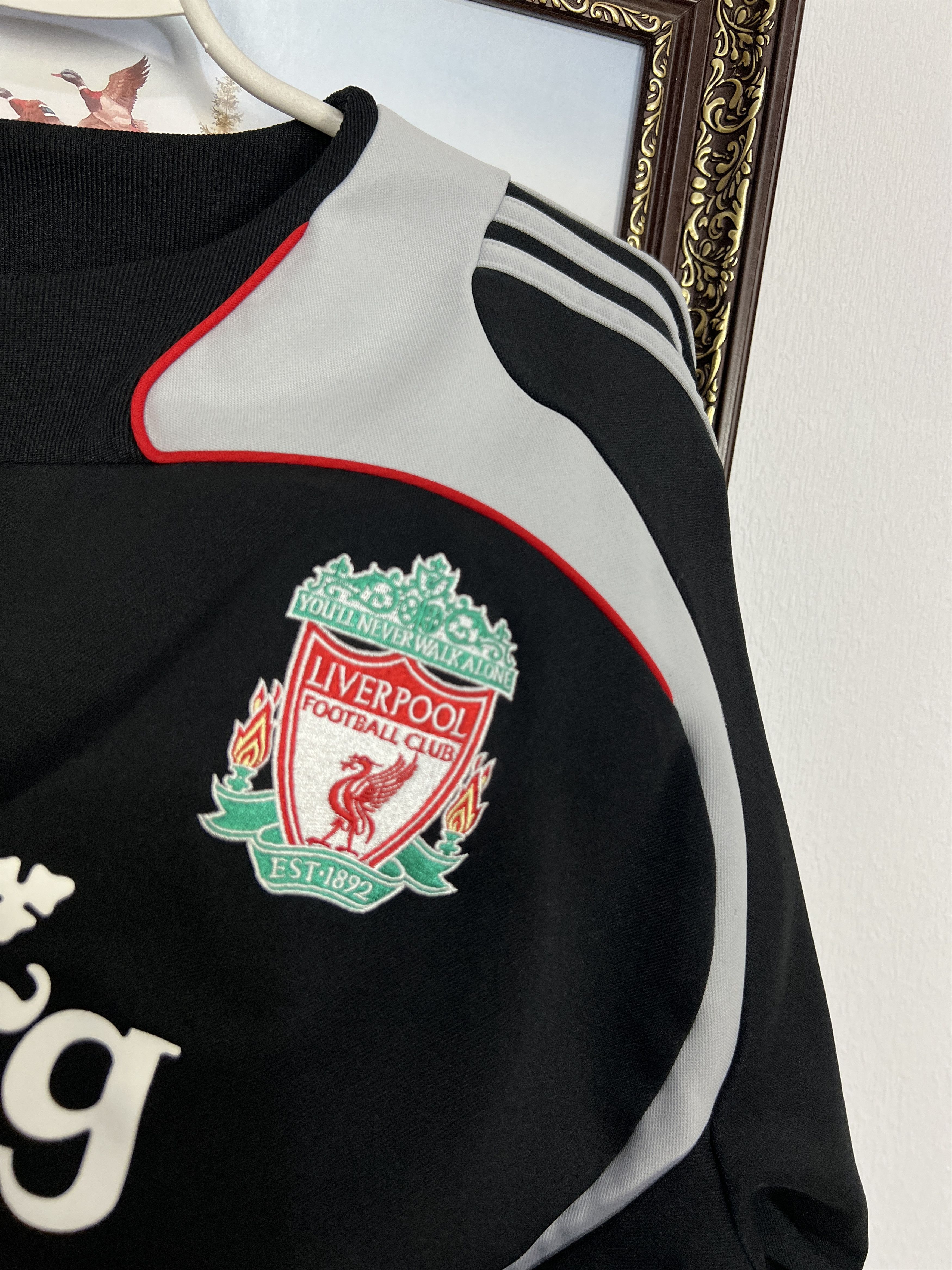 Adidas Liverpool Football Sweatshirt Soccer Track Top Crewneck Size US XL / EU 56 / 4 - 5 Thumbnail