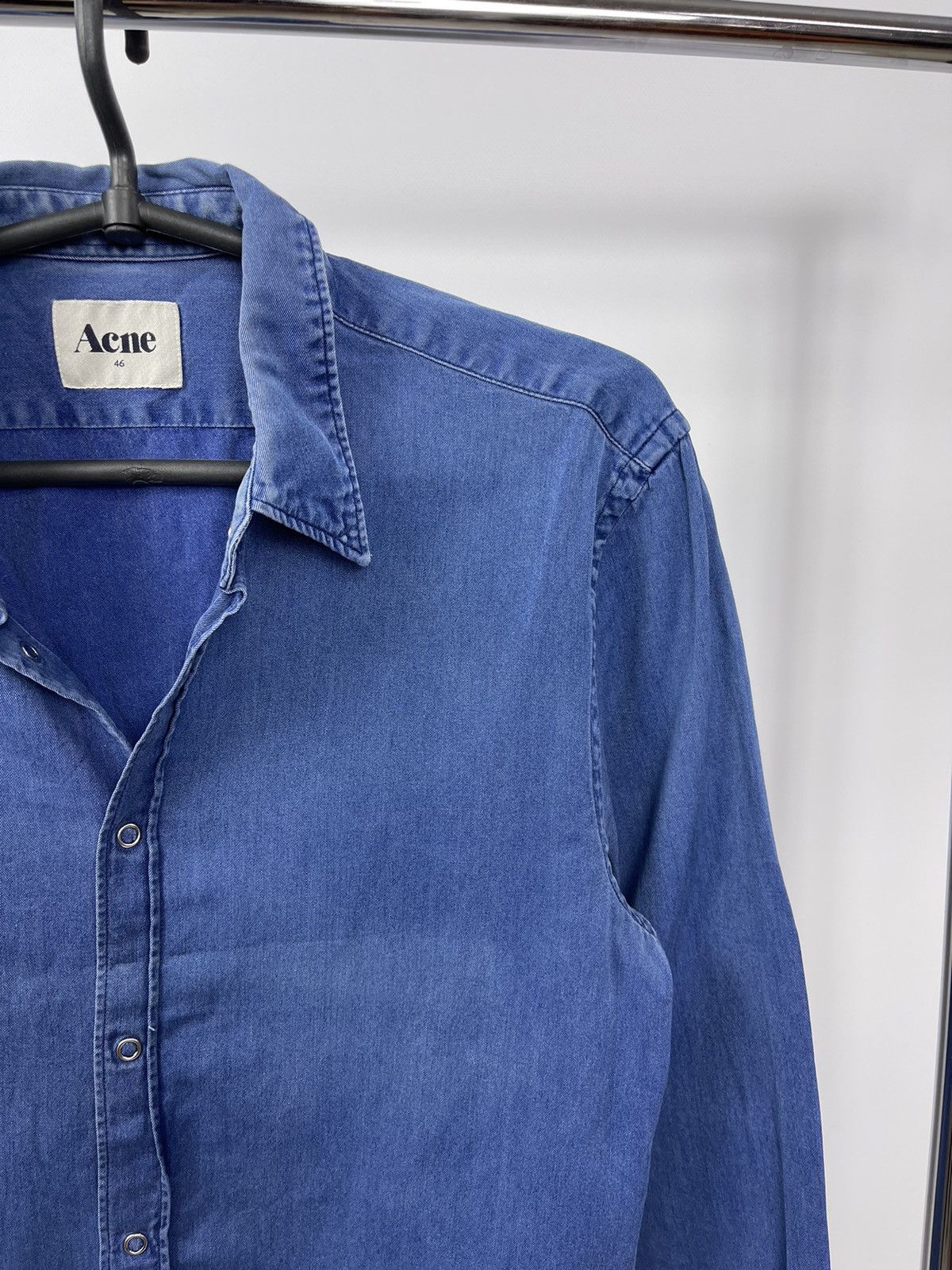 Acne Studios Acne Studios Shirt Denim Size 46 Blue Vintage 100% Cotton Size US S / EU 44-46 / 1 - 2 Thumbnail