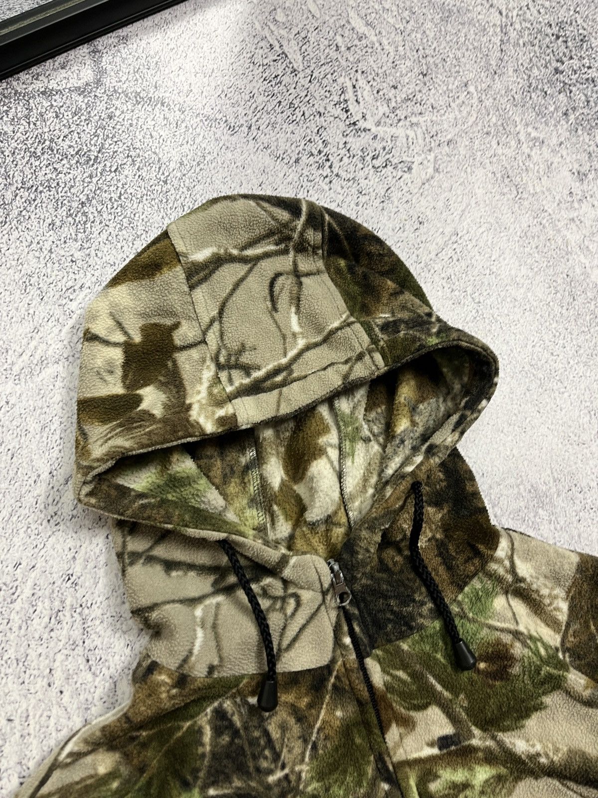 Japanese Brand × Realtree Crazy Vintage Y2K Realtree Zip Up Fleece Baggy Hoodie Rare Size US L / EU 52-54 / 3 - 10 Thumbnail