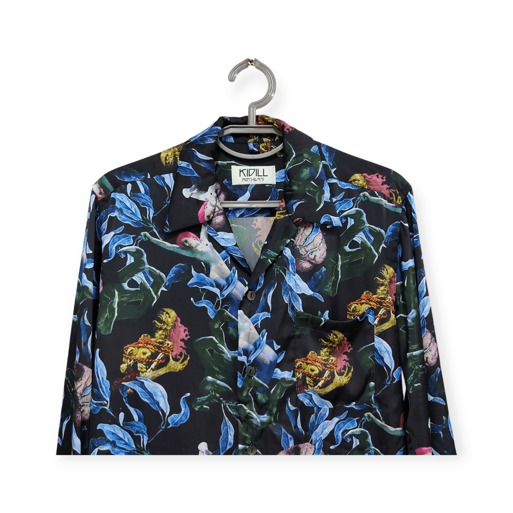 KIDILL KIDILL Archives Batalian Zombie Skulls Aloha LS Shirts Size US L / EU 52-54 / 3 - 2 Thumbnail