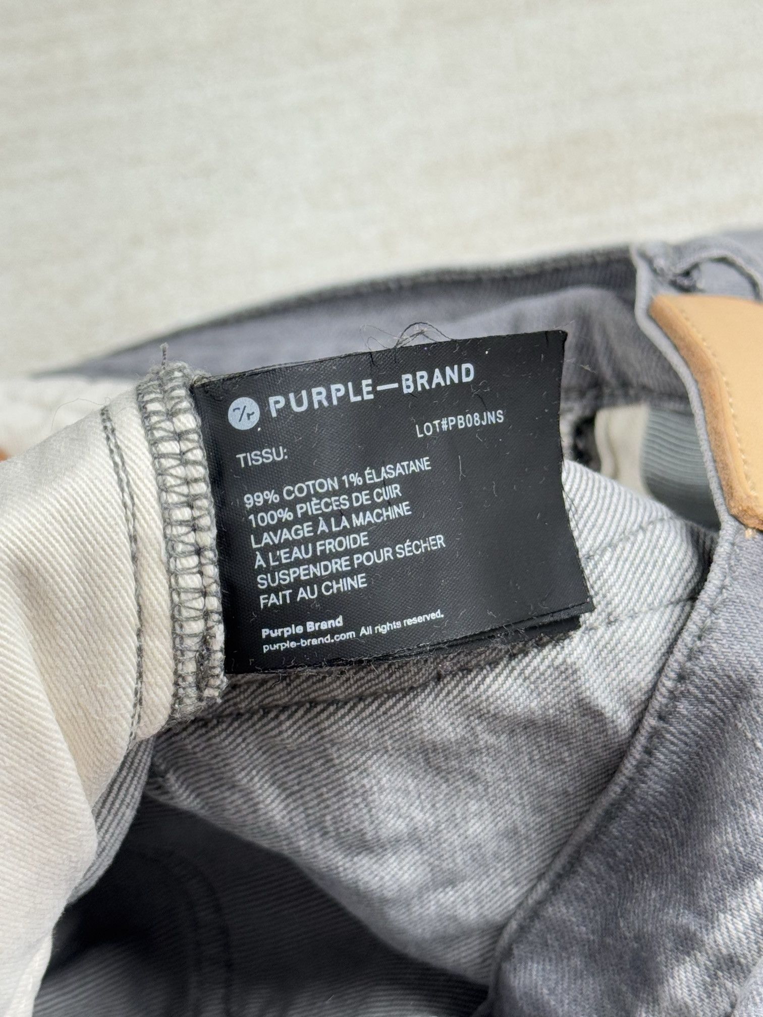 Purple Brand destressed jean Size US 32 / EU 48 - 12 Thumbnail