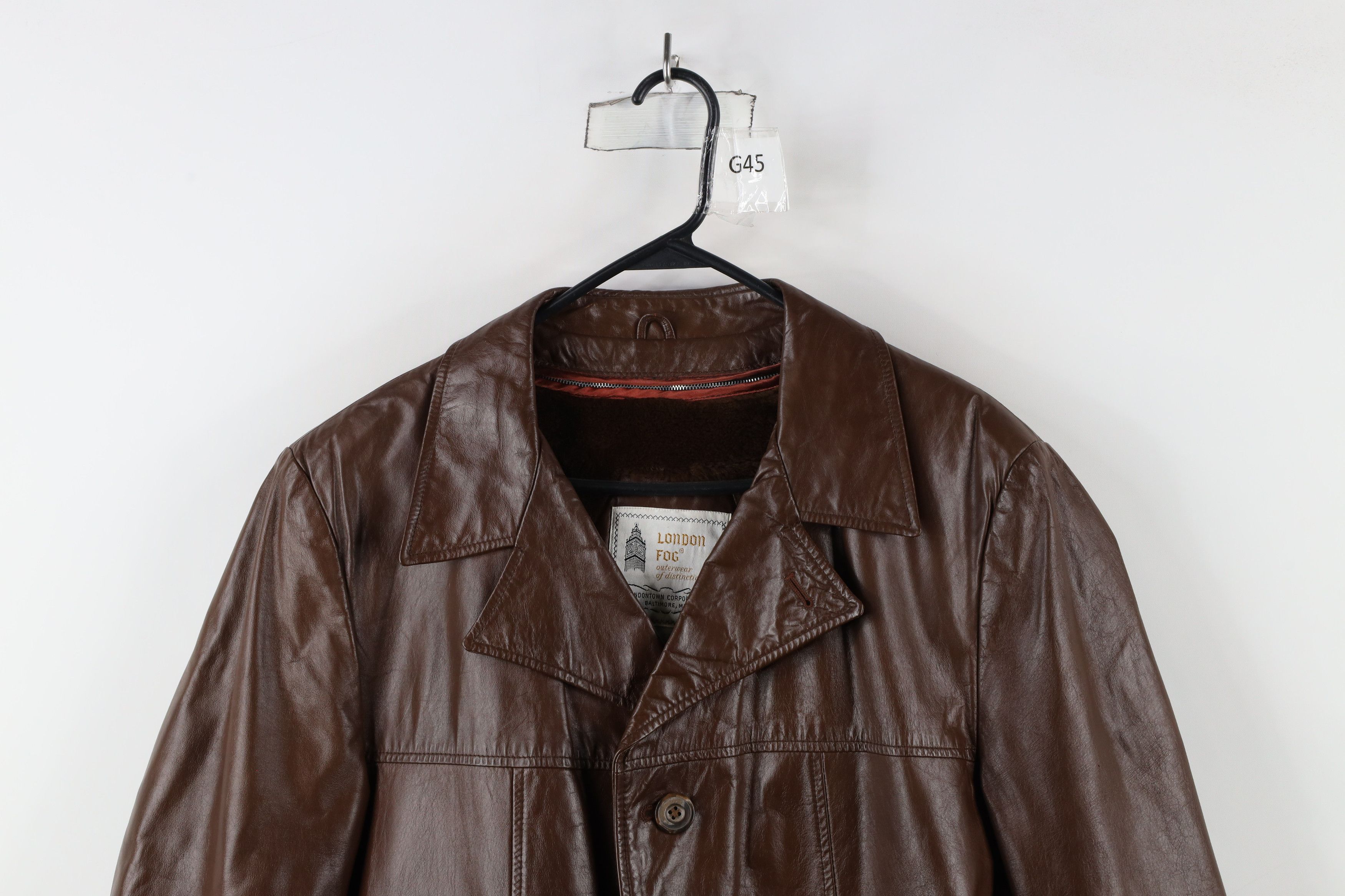 Vintage Vintage 70s Streetwear Leather Rancher Jacket Coat Brown Size US L / EU 52-54 / 3 - 2 Thumbnail