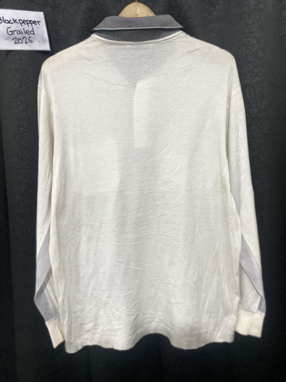 Balenciaga Vintage Balenciaga L/S Polos Size US L / EU 52-54 / 3 - 6 Thumbnail