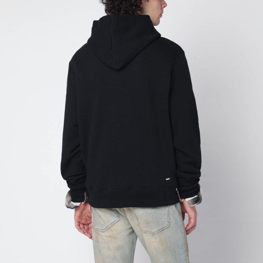 Amiri o1d2blof0226 Logo Hoodie in Black Size US M / EU 48-50 / 2 - 3 Thumbnail
