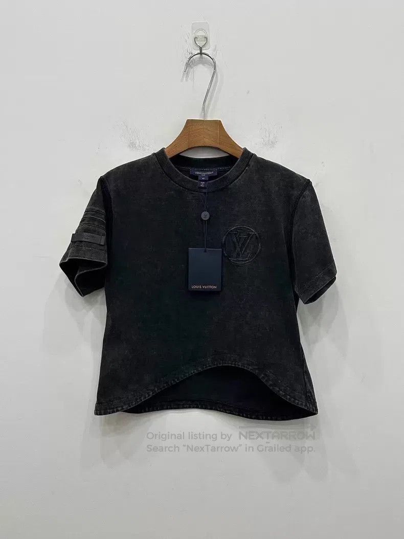 Louis Vuitton Louis Vuitton Washed Old Curved Hem Short Sleeve Size US XS / EU 42 / 0 - 1 Thumbnail