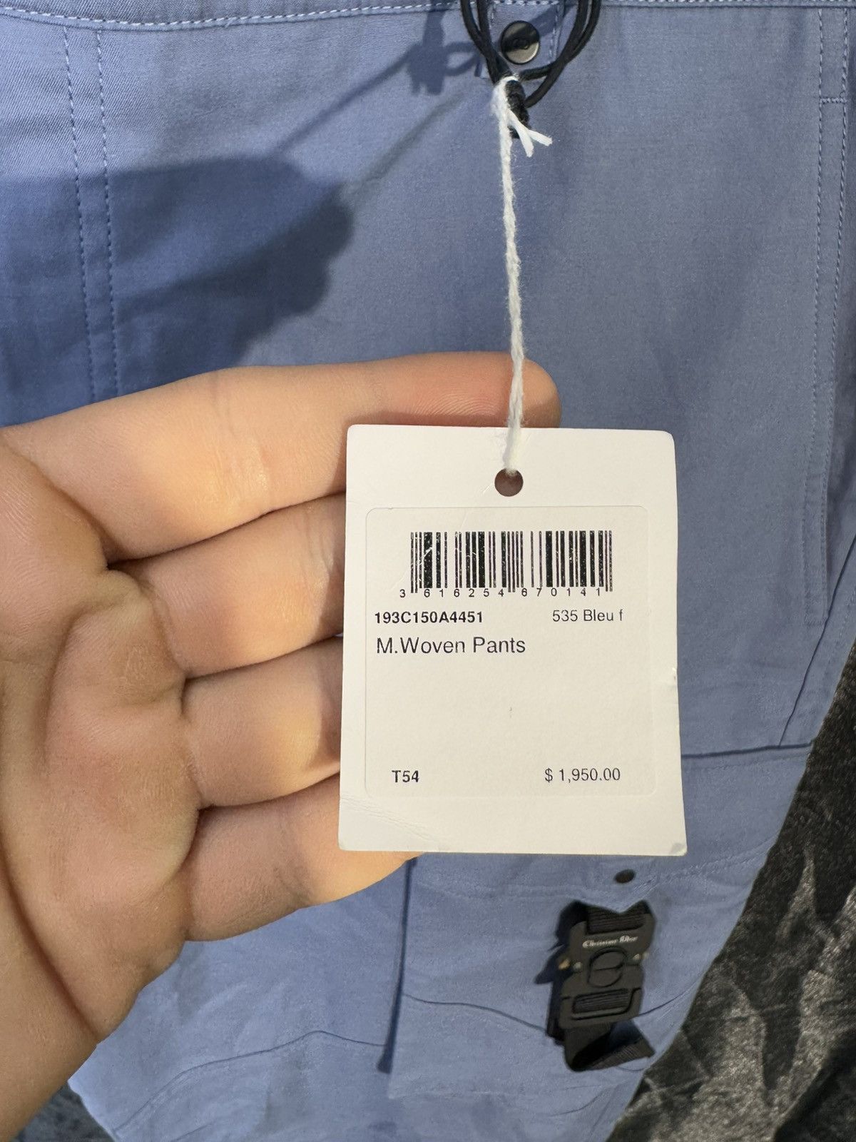 Dior dior buckle pants light blue Size US 38 / EU 54 - 4 Thumbnail