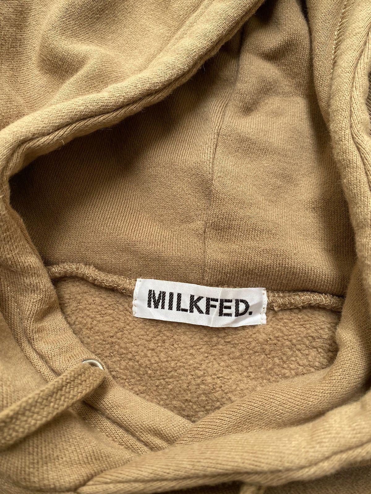 Japanese Brand Vintage Milkfed. Boxy Light Brown Pullover Hoodie Size US L / EU 52-54 / 3 - 5 Thumbnail