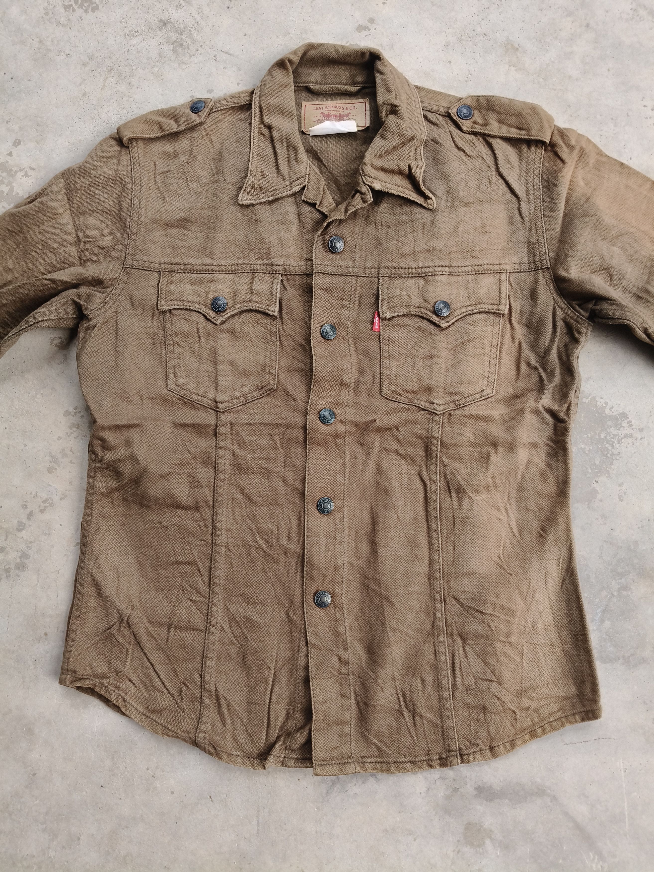 Levi's Levi's Denim Button jacket Sun Faded Size L / US 10 / IT 46 - 3 Thumbnail