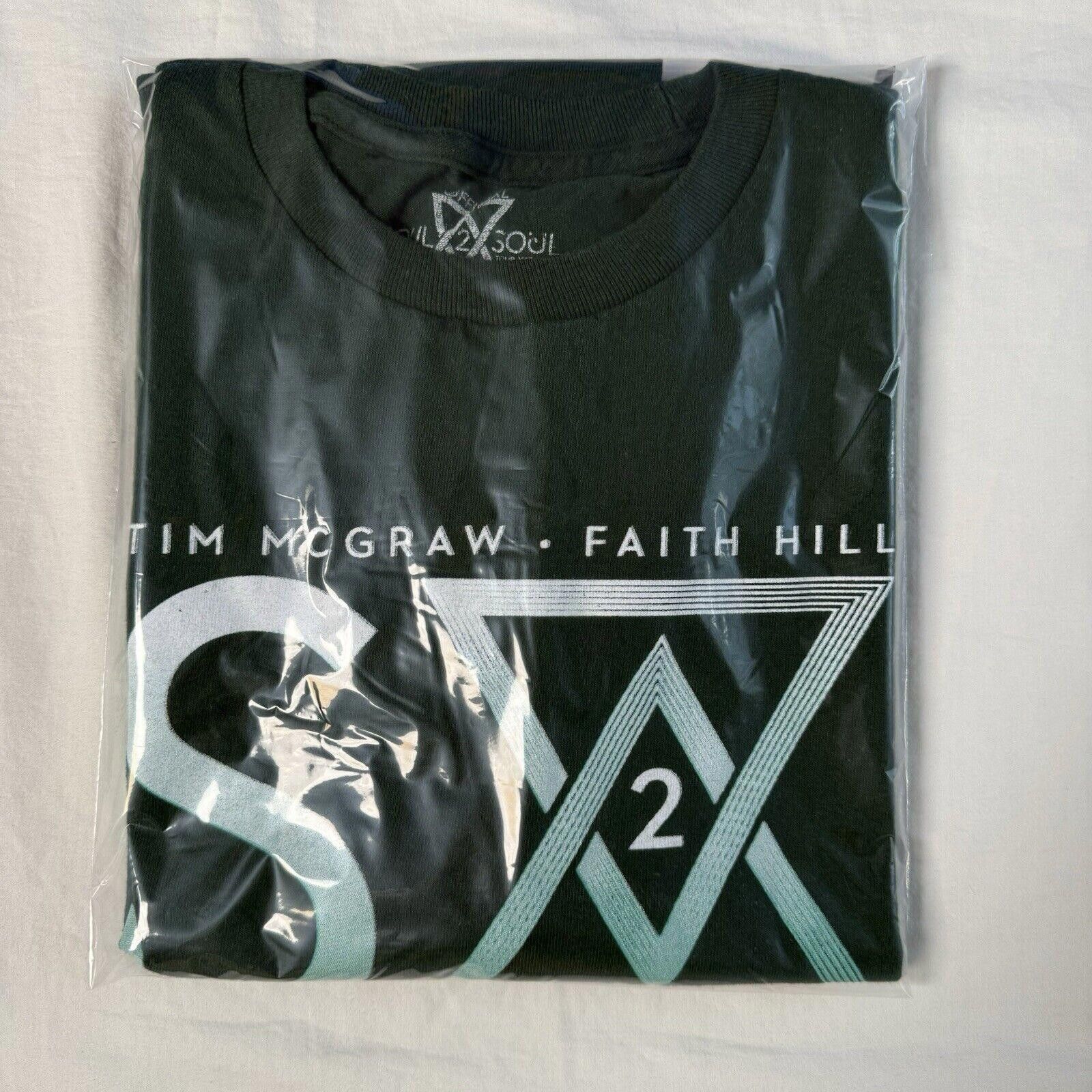 Designer 2017 McGraw & Hill Soul 2 Soul World Tour T-Shirt Size L Size US L / EU 52-54 / 3 - 6 Thumbnail
