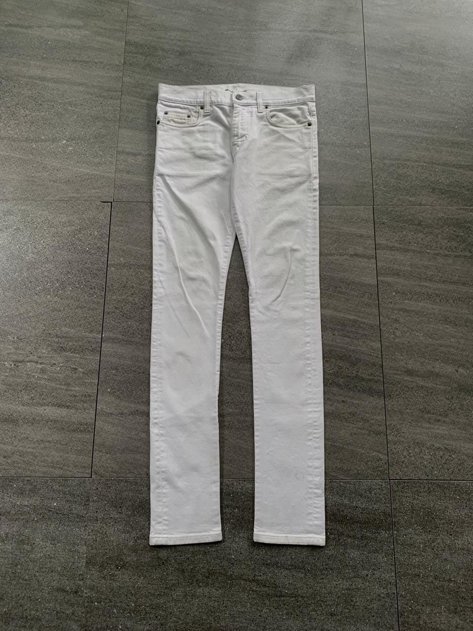 Saint Laurent White Jeans | Grailed