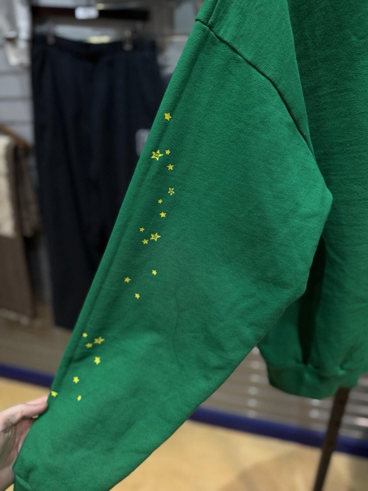 Sp5der Sp5der Green Yellow Pullover Hoodie (Small) 100% Authentic Size US S / EU 44-46 / 1 - 7 Thumbnail