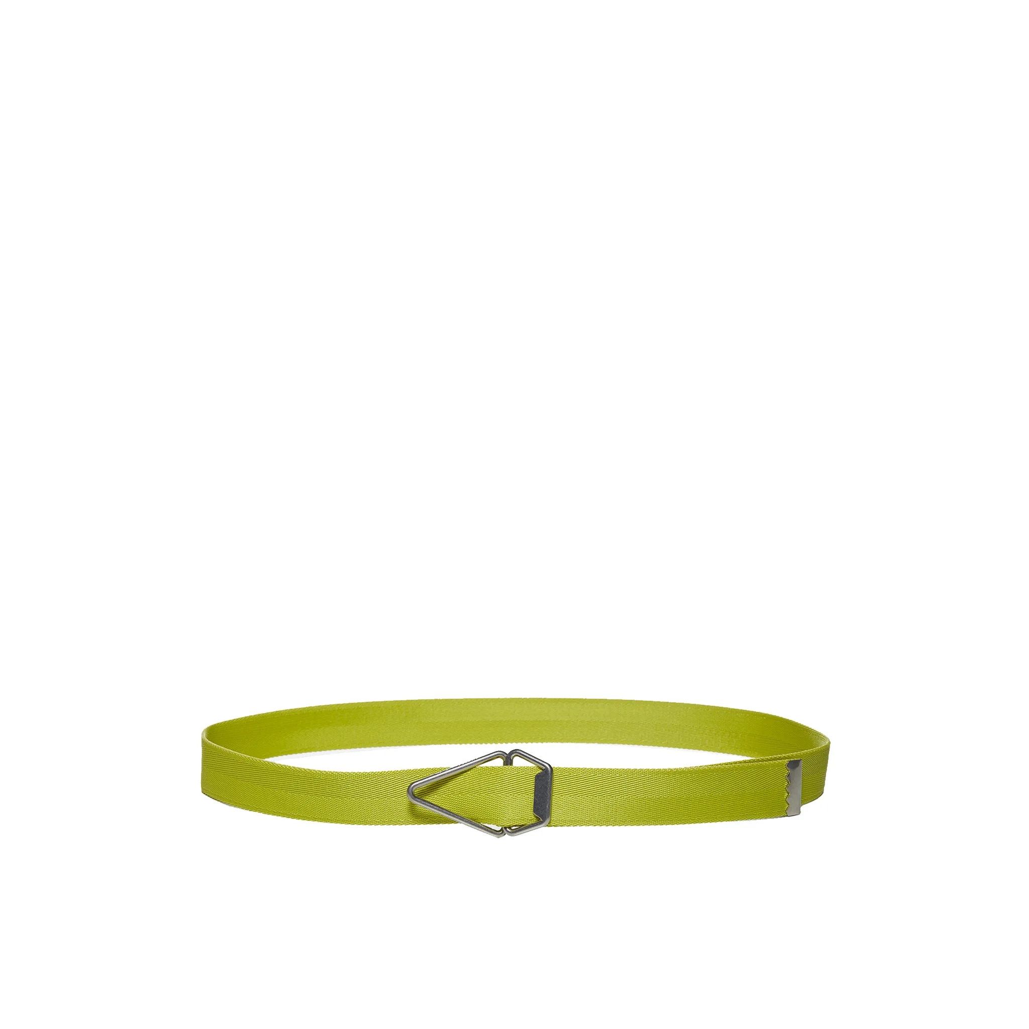 Bottega Veneta o1n1vont0425 Size: OS / Triangle Belt in Acid Green Size ONE SIZE - 1 Thumbnail