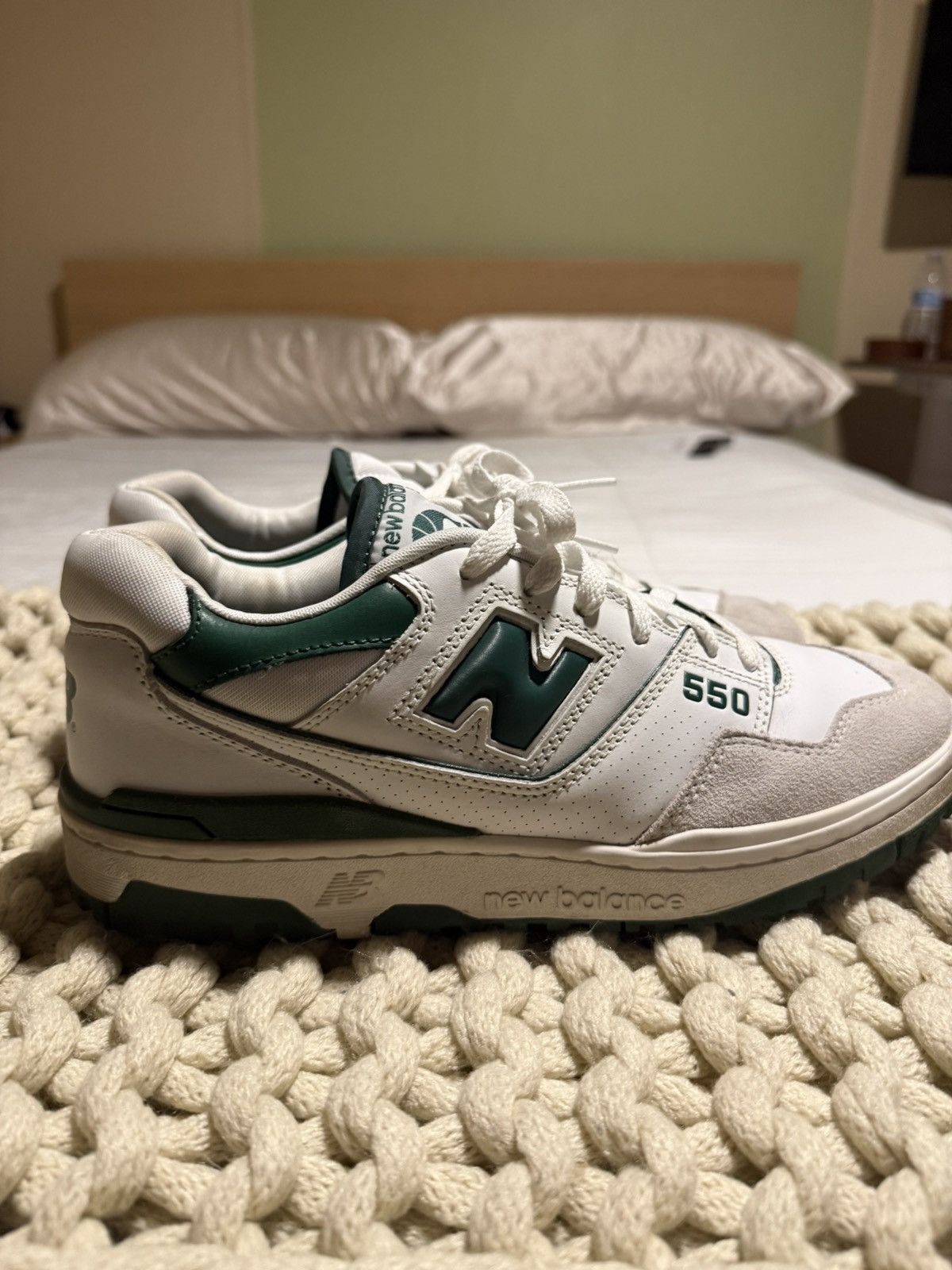 New Balance New Balance 550 Green Size US 9.5 / EU 42-43 - 1 Thumbnail