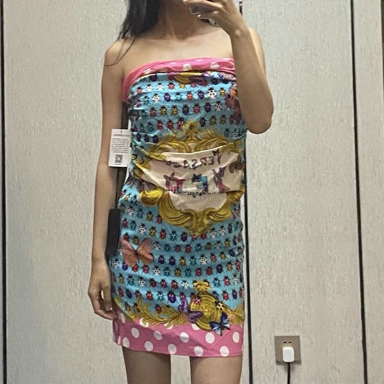 Versace Versace bandeau floral dress Size XXL / US 16-18 / IT 52-54 - 6 Thumbnail