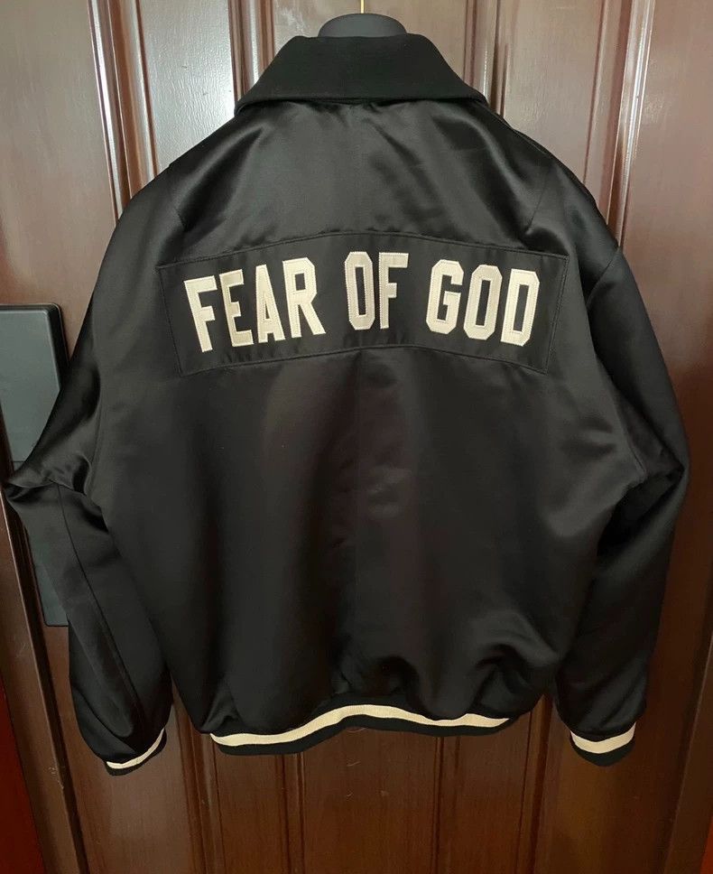 Fear of God Fear of God Half-zip silk jacket Size US M / EU 48-50 / 2 - 1 Thumbnail