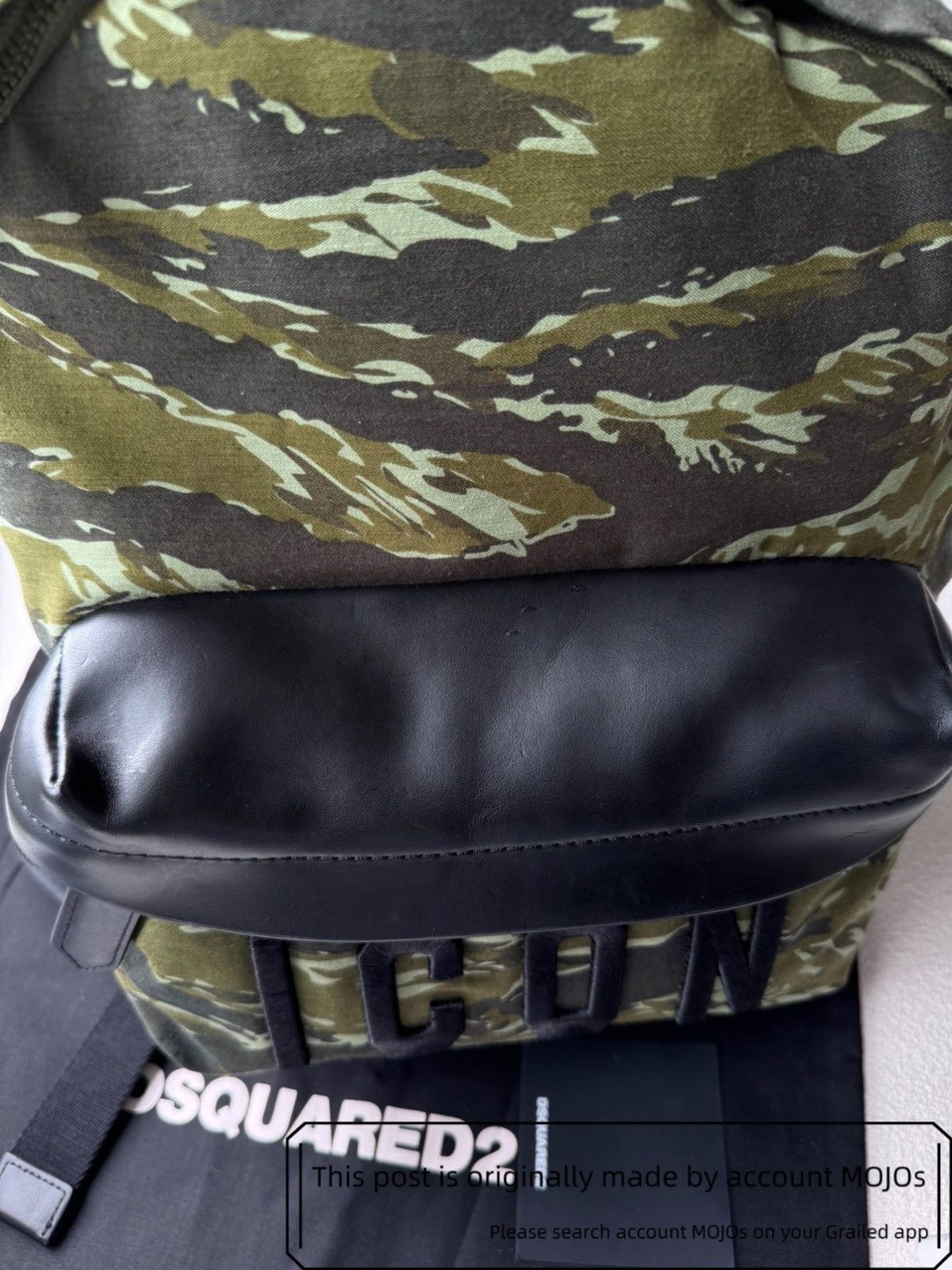 Dsquared2 Dsquared2 Camo ICON Backpack mojos1208 Size ONE SIZE - 5 Thumbnail