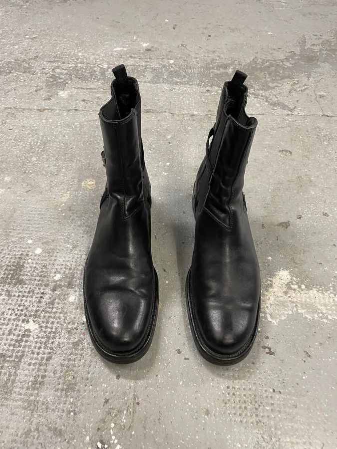 Prada 2000s Prada Black Strap Leather Boots Size US 8 / EU 41 - 5 Thumbnail