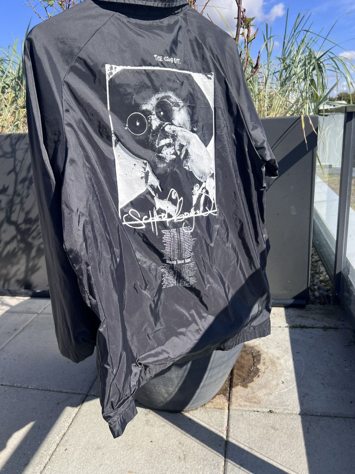 Rap Tees × Top Dawg Entertainment × Vintage Schoolboy Q Blank Face Tour Coaches Jacket Windbreaker Size US S / EU 44-46 / 1 - 2 Thumbnail