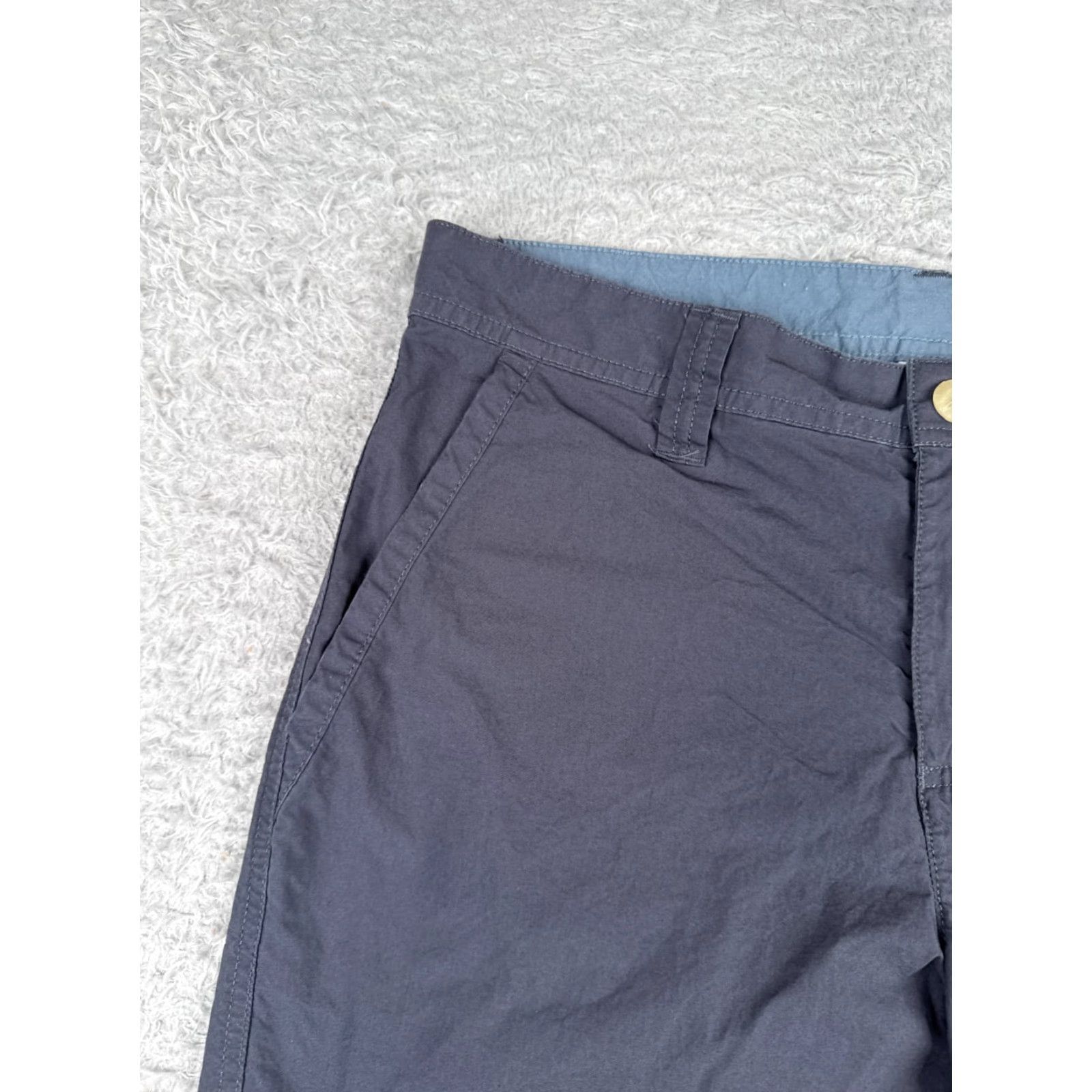 Vintage Columbia Shorts Men 30 Blue Chino 100% Cotton Hiking Camping 30x10 Size US 30 / EU 46 - 4 Thumbnail