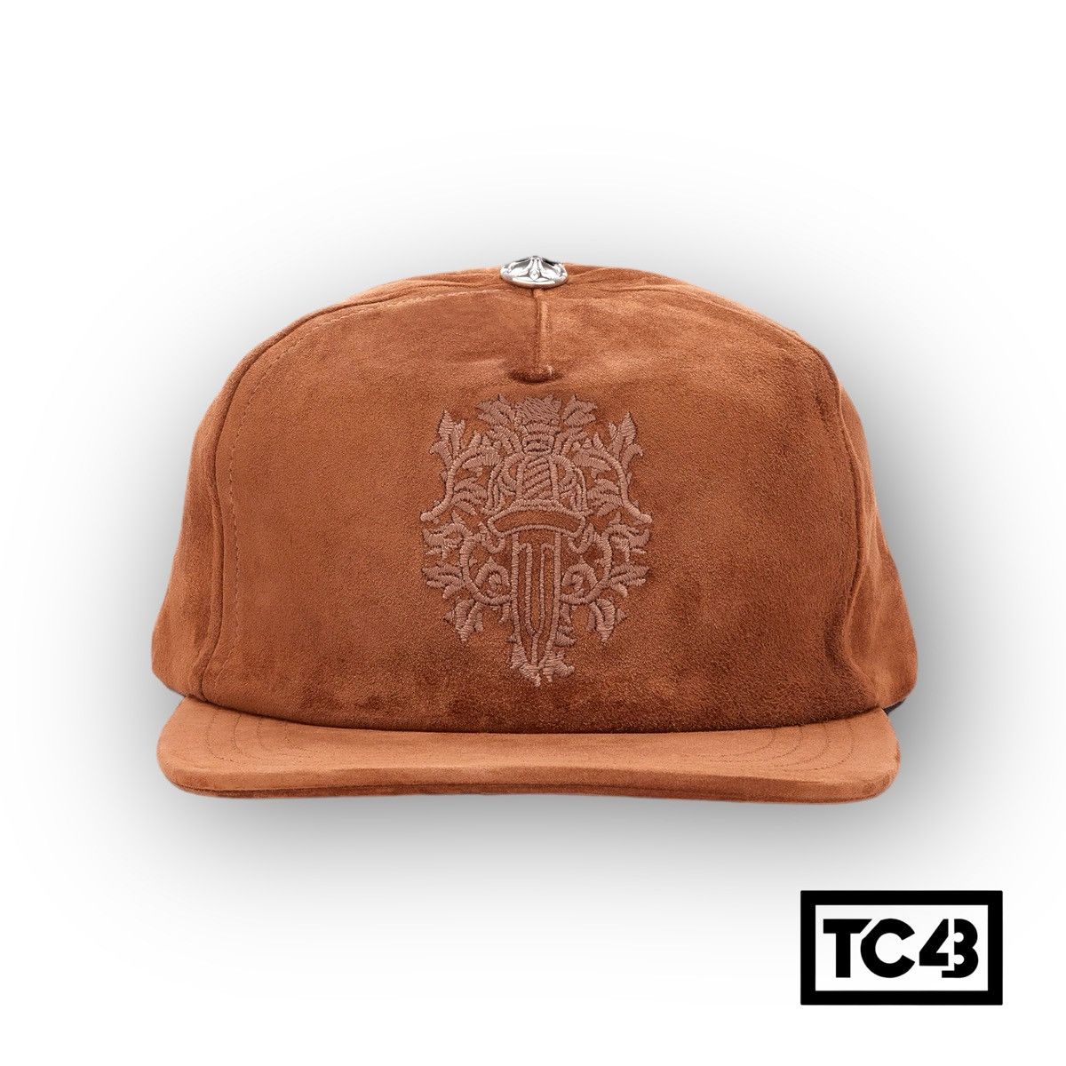 Chrome Hearts Chrome Hearts 5-Panel Brown Suede Dagger Hat (Unopened) Size ONE SIZE - 16 Thumbnail