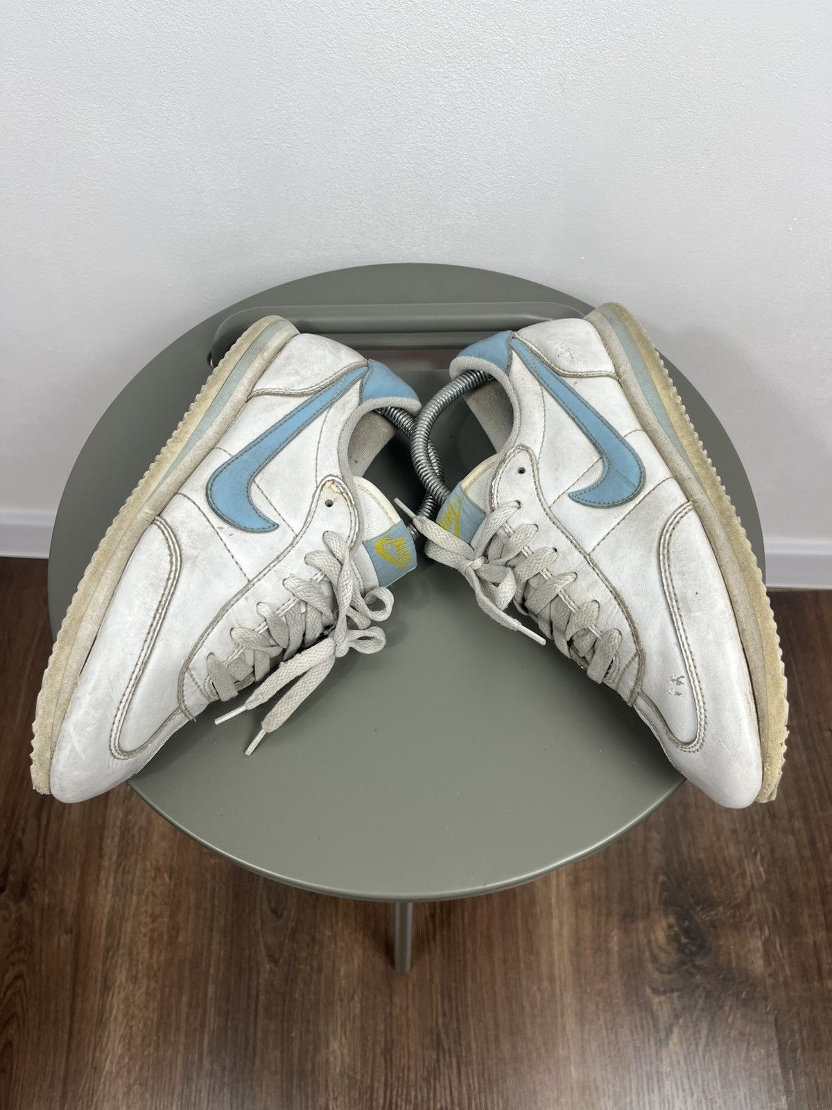 Nike Vintage 2002 Nike Cortez Women’s Sneakers White Blue Size US 9.5 / IT 39.5 - 5 Thumbnail