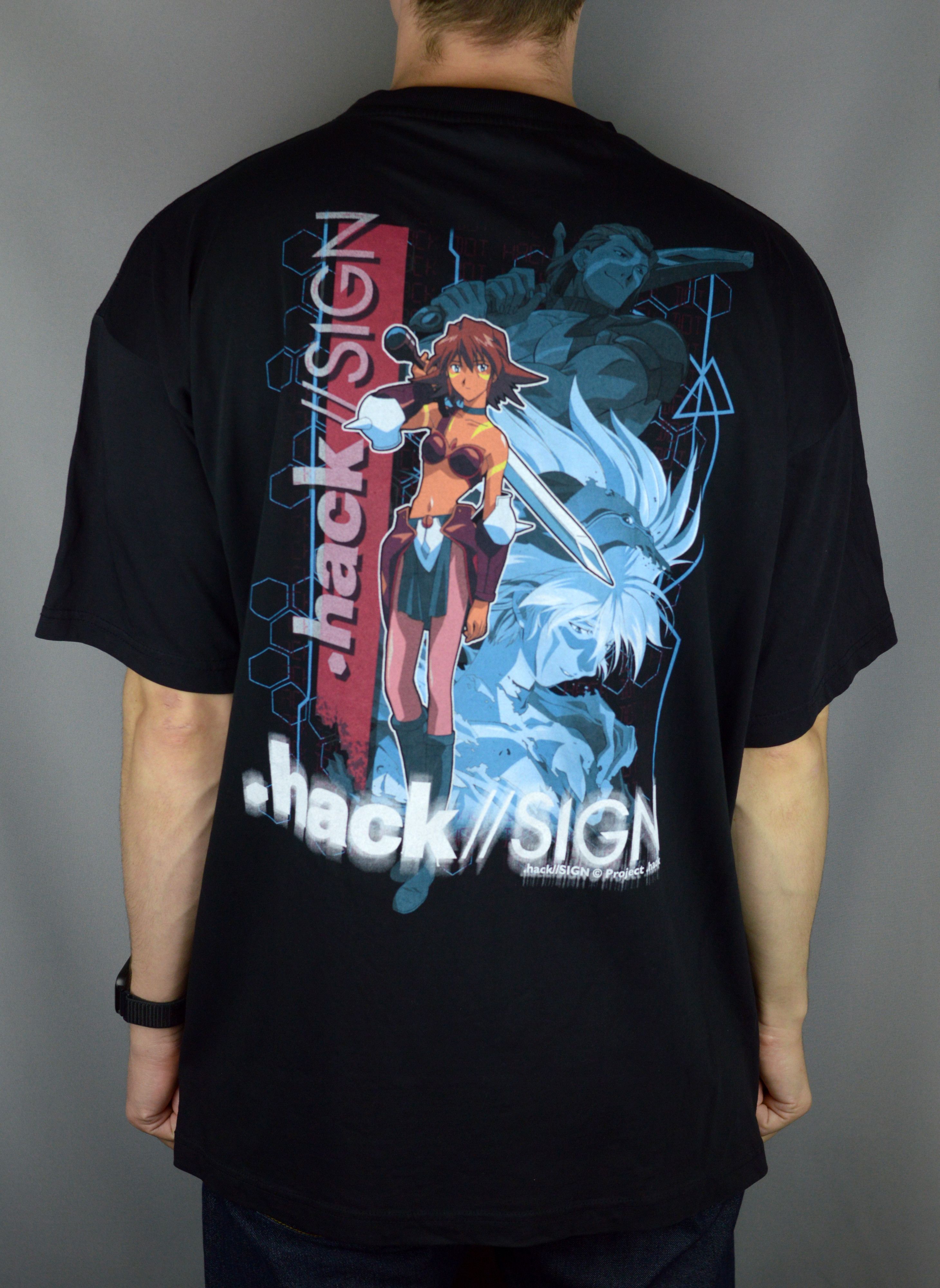 Vintage Vintage Hack Sign 2002 t shirt Size US XL / EU 56 / 4 - 1 Thumbnail