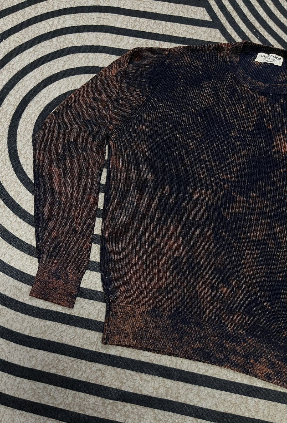 Comme des Garcons 1990s COMME DES GARCONS ACID WASH RAYON KNITWEAR Size US M / EU 48-50 / 2 - 3 Thumbnail