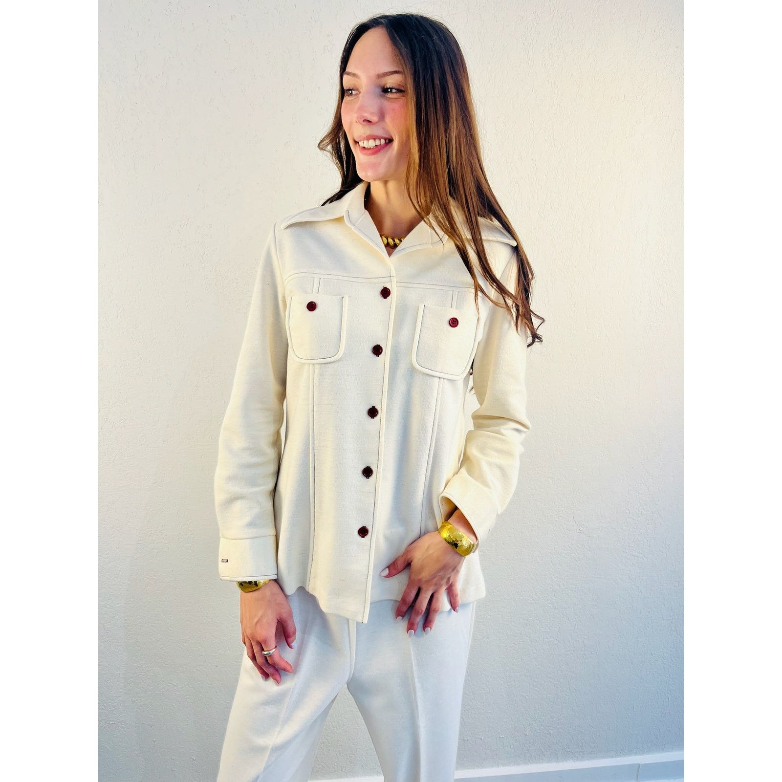 Other 70s Western Inspired Ivory Matching Set Size M / US 6-8 / IT 42-44 - 2 Thumbnail
