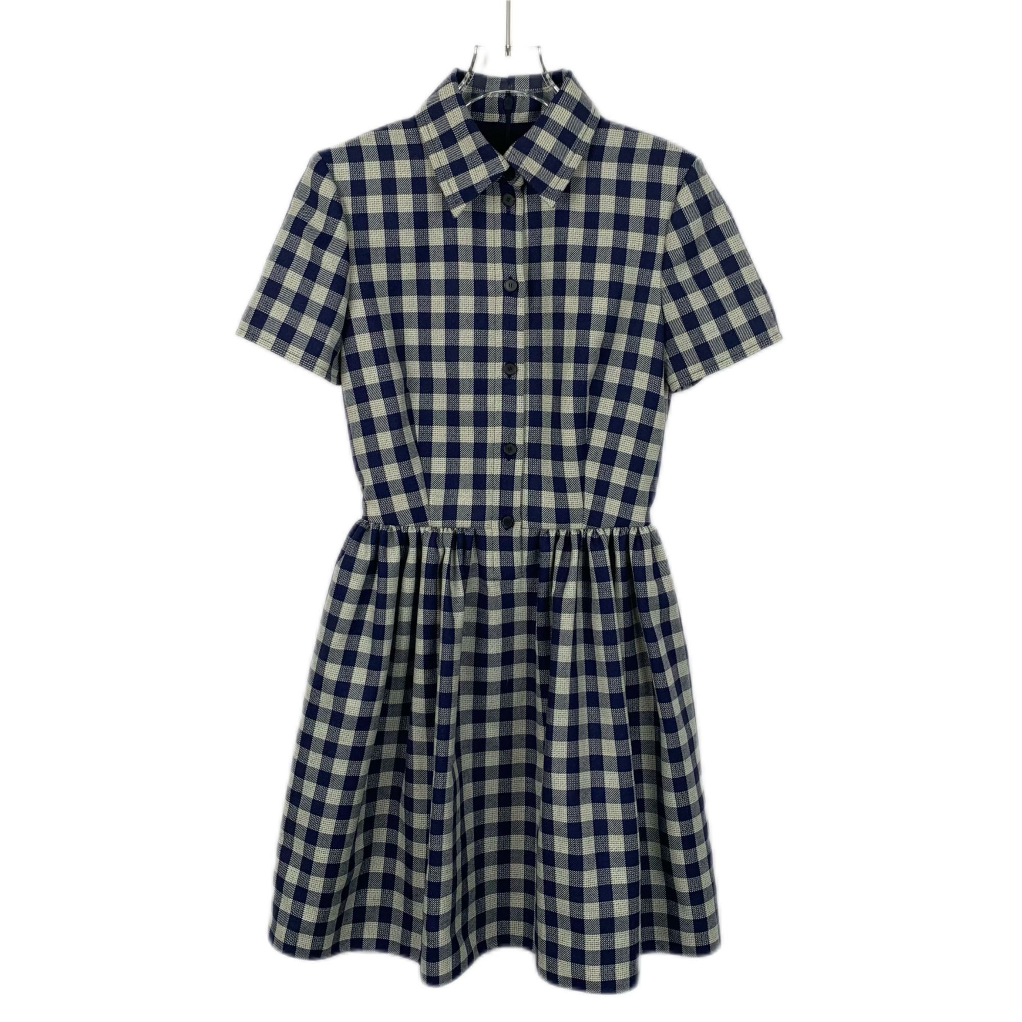 Dior Christian Dior Gingham Checkered Short-Sleeve Dress Size XXS / US 00 / IT 34 - 1 Thumbnail