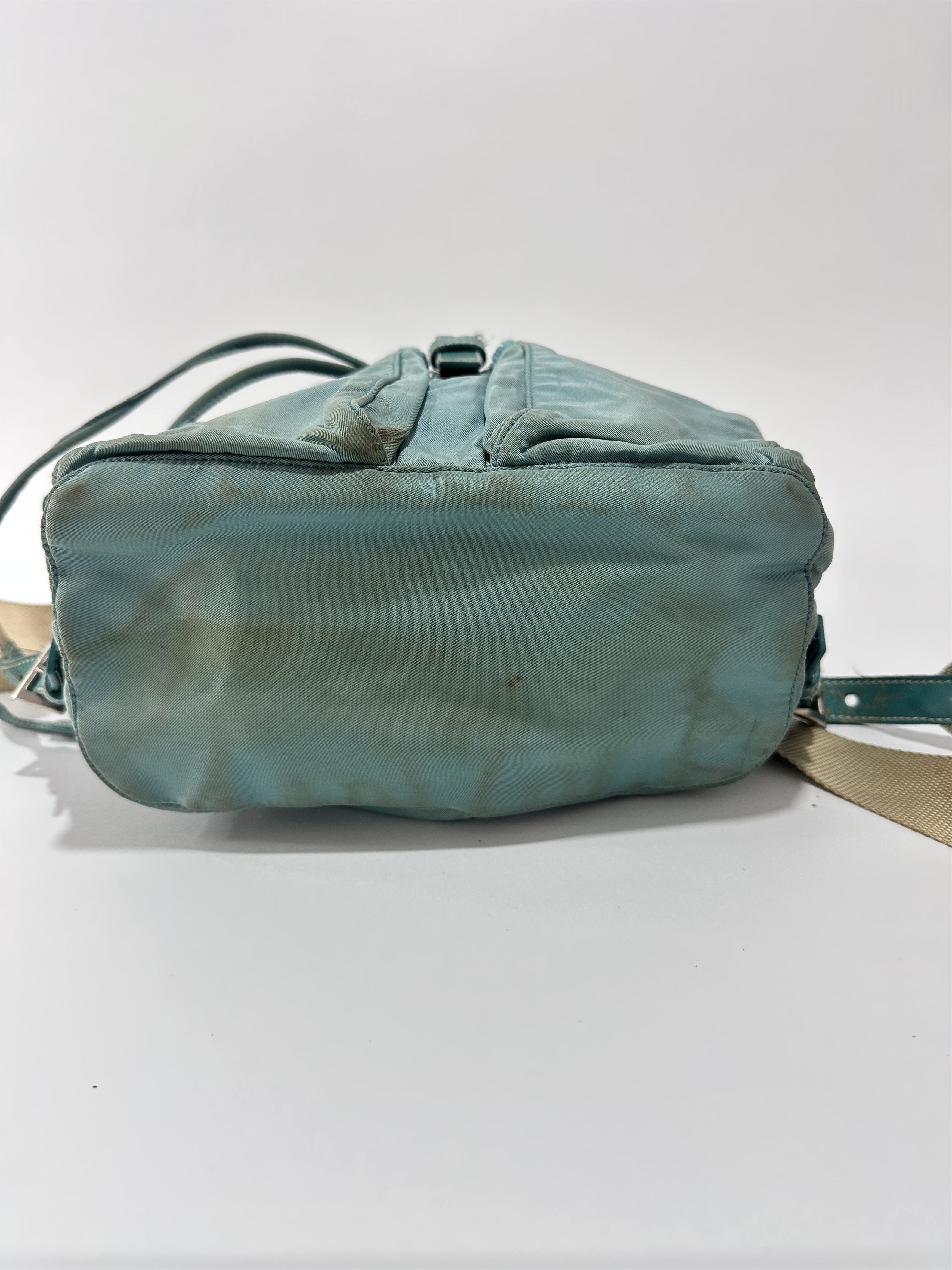 Prada PRADA Nylon Vela Backpack Blue Size ONE SIZE - 6 Thumbnail