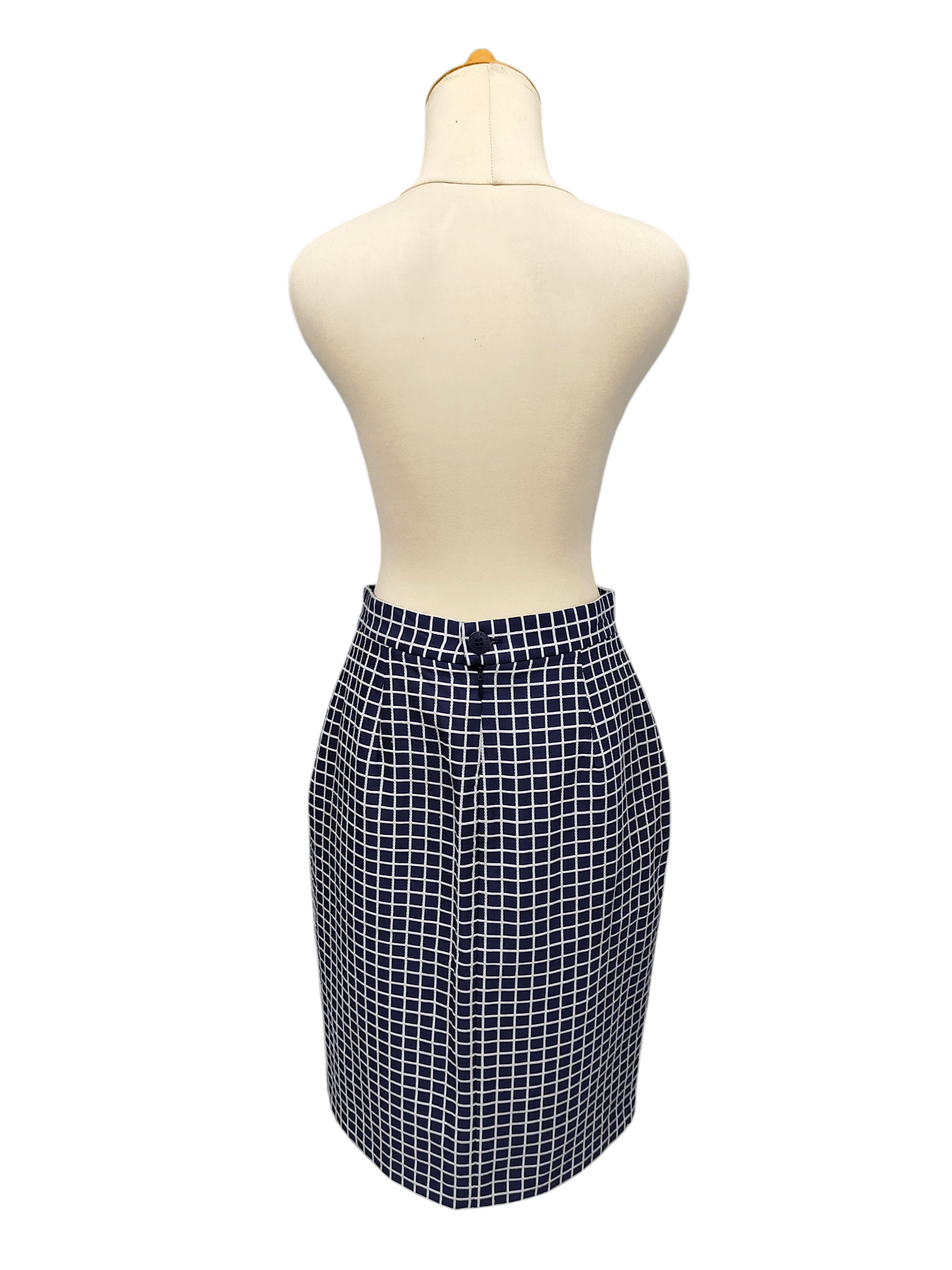 Givenchy 💥Vtg Givenchy Boutique Plaid Parisian Tailored Skirt Size 28" / US 6 / IT 42 - 3 Thumbnail