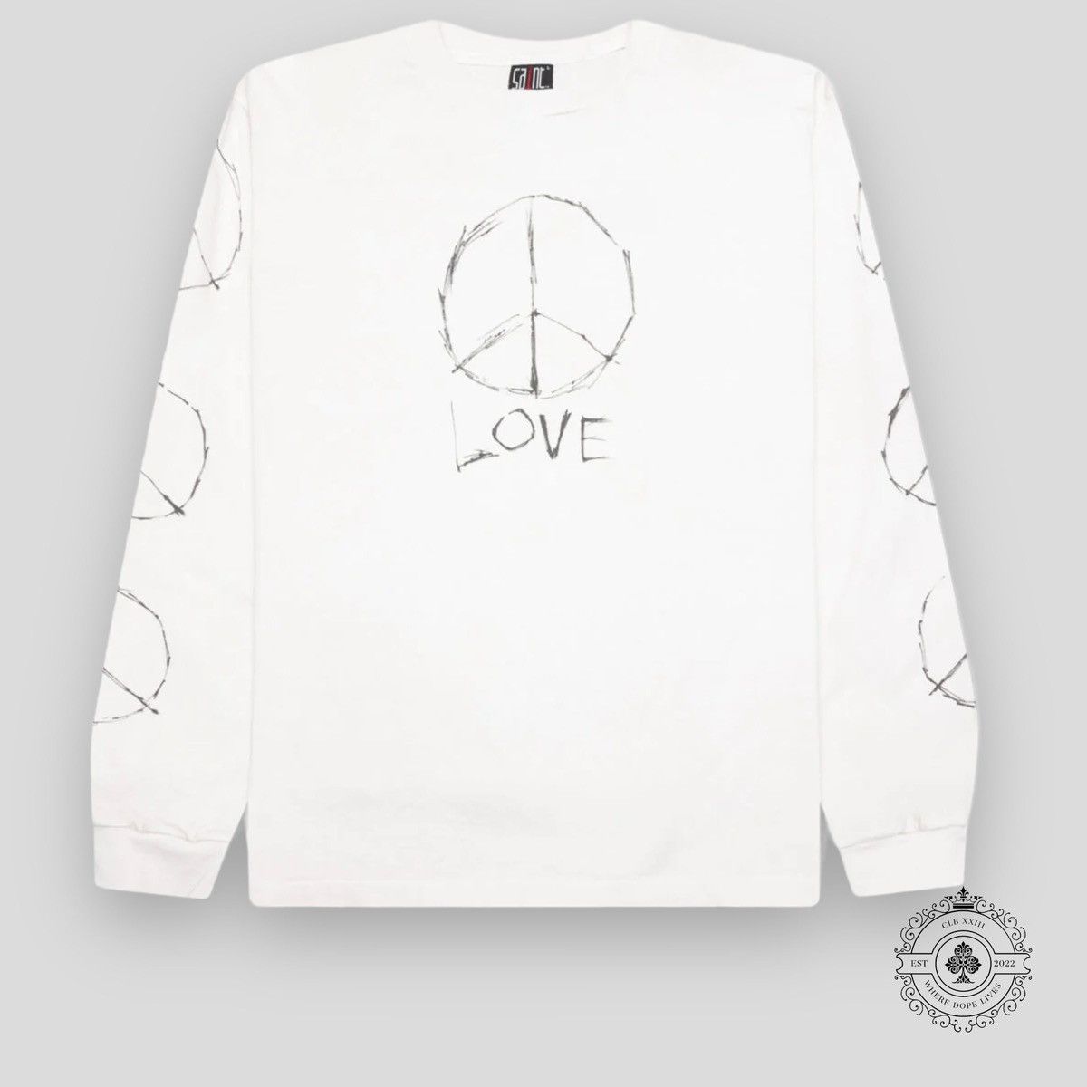 Saint Michael SAINT MICHAEL LOVE L/S TEE Size US XL / EU 56 / 4 - 1 Thumbnail