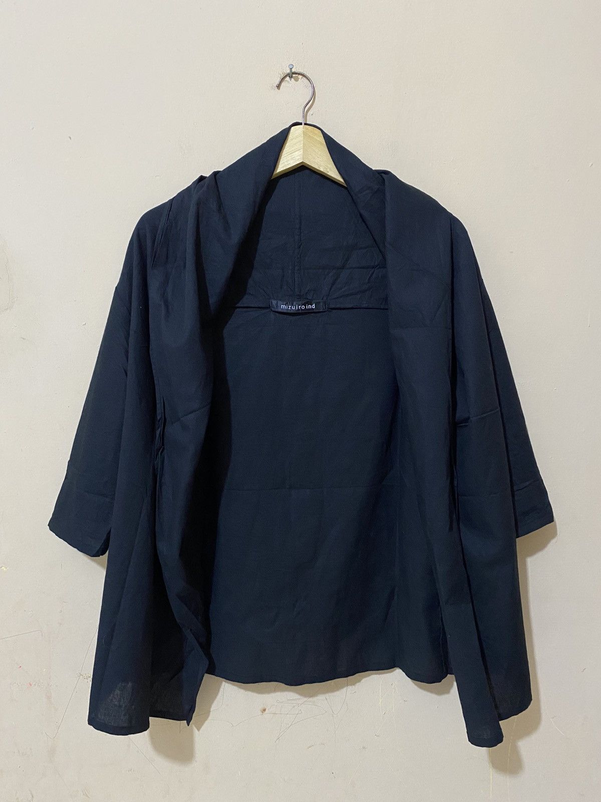 14th Addiction Mizuiro Industries Black Hooded Buttonless Cardigan Size ONE SIZE - 1 Thumbnail