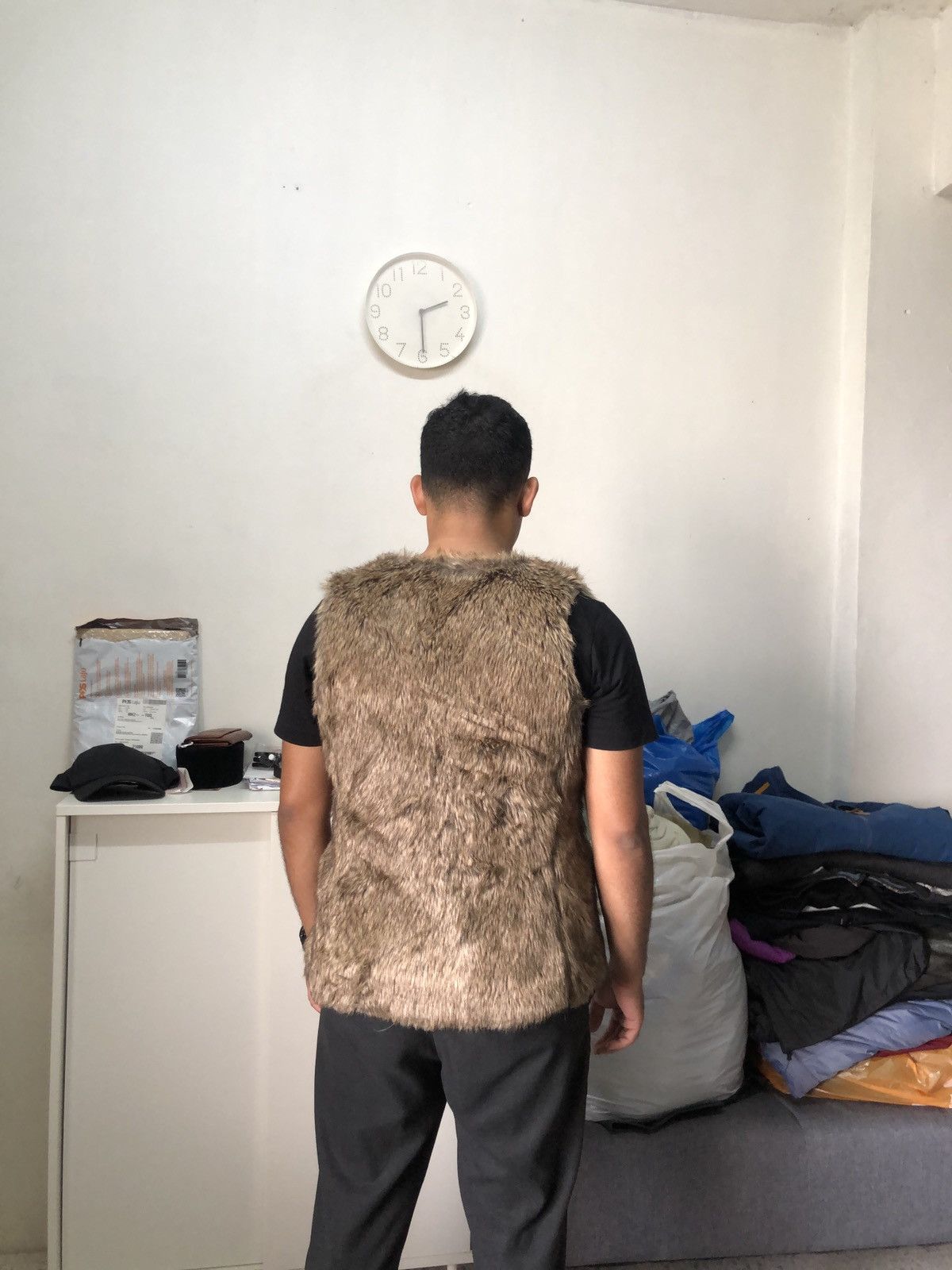If Six Was Nine Old Navy Faux Fur Punk Vest Brown If Six Was Nine Size US M / EU 48-50 / 2 - 19 Thumbnail