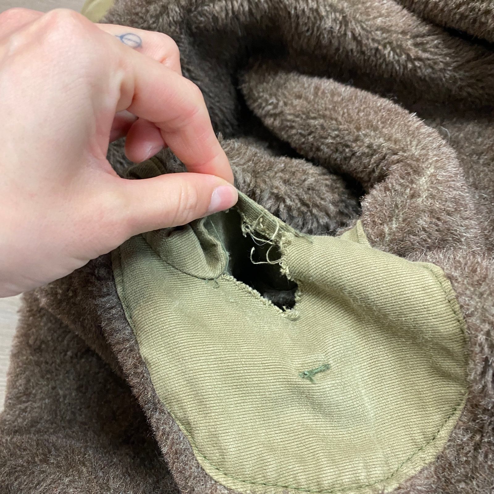 Vintage VTG WWII Military Talon Zipper Fur Lined Hooded Parka XL Size US XL / EU 56 / 4 - 10 Thumbnail