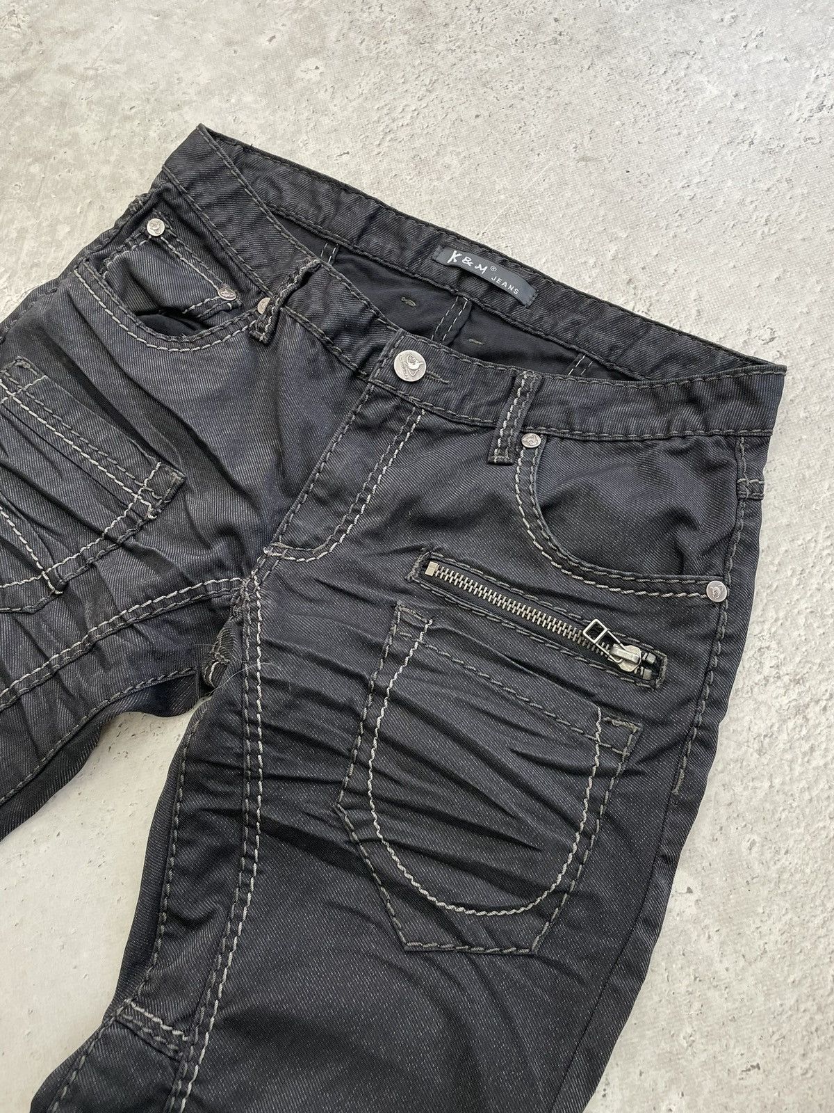 Japanese Brand Rare avant garde cargo cosmo lupo gothic pants jeans y2k Size US 34 / EU 50 - 5 Thumbnail