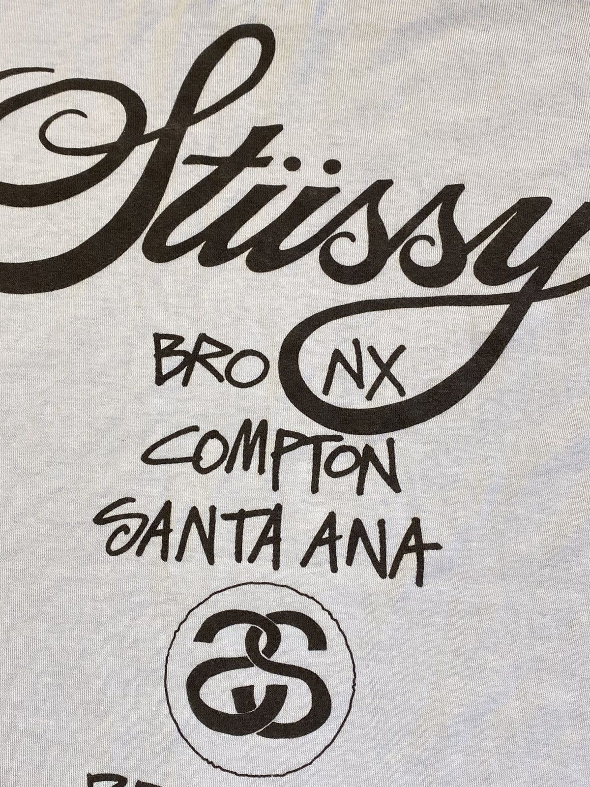 Stussy × Vintage Stussy y2k streetwear style city tour logo t-shirt Size US L / EU 52-54 / 3 - 11 Thumbnail