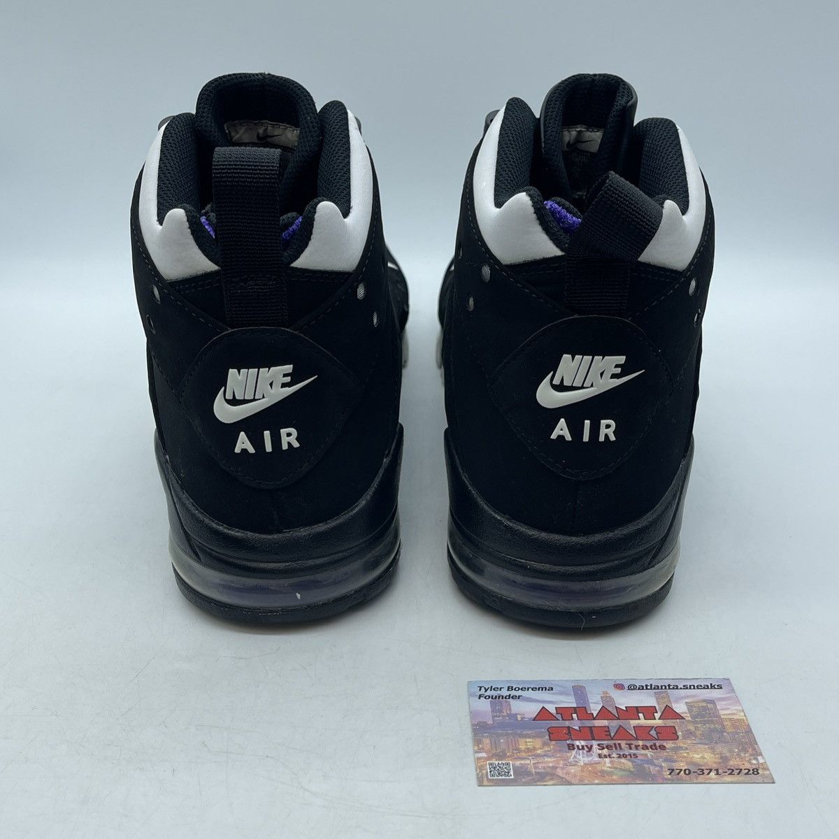Nike Air max 2 black purple Size US 12 / EU 45 - 3 Thumbnail