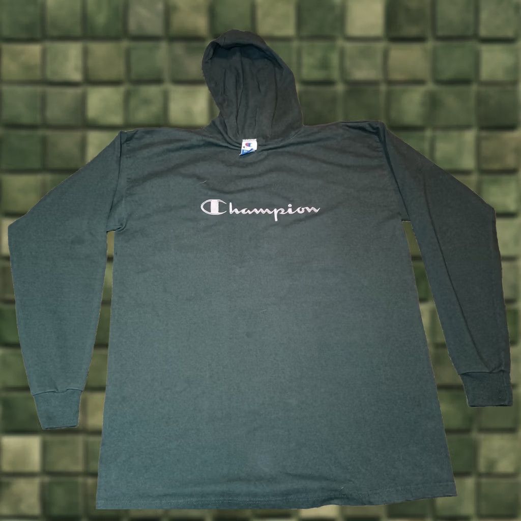 Champion Final Output: Vintage Champion Pullover Hoodie Made USA Green Men XL Sweatshirt Size US XL / EU 56 / 4 - 1 Thumbnail