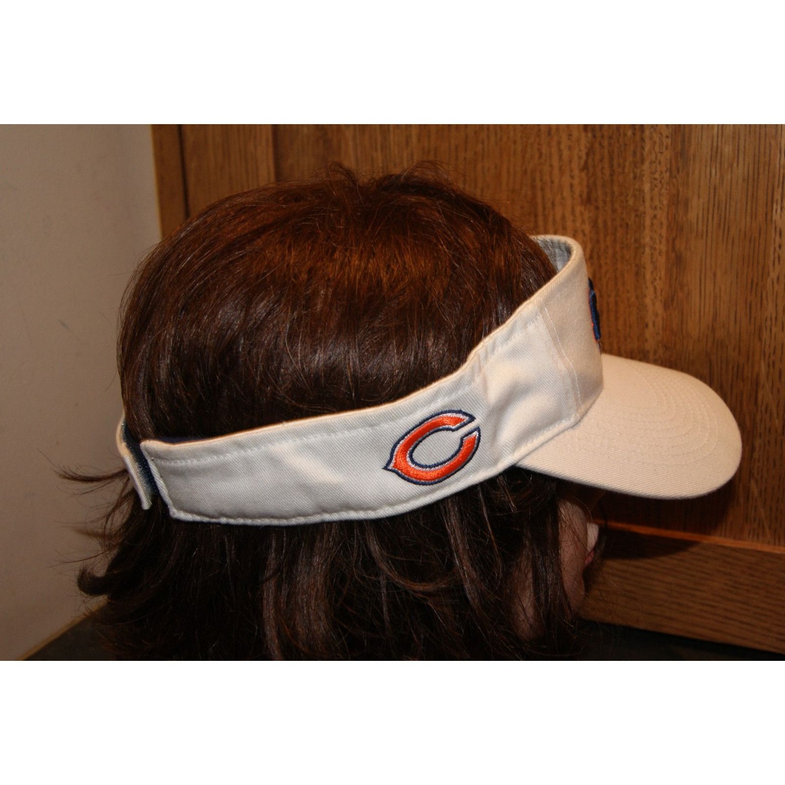 Reebok VTG Chicago Bears Visor Hat Cap Reebok NFL Pro Line Spell Size ONE SIZE - 3 Thumbnail