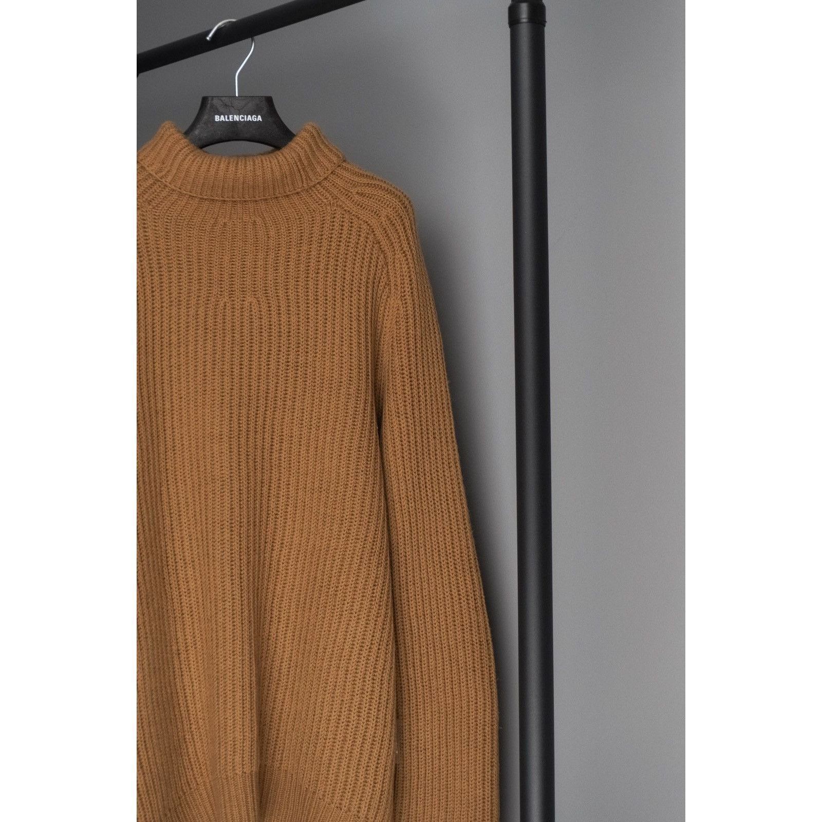 Acne Studios Acne studios brown wool oversized turtleneck sweater Size US L / EU 52-54 / 3 - 3 Thumbnail