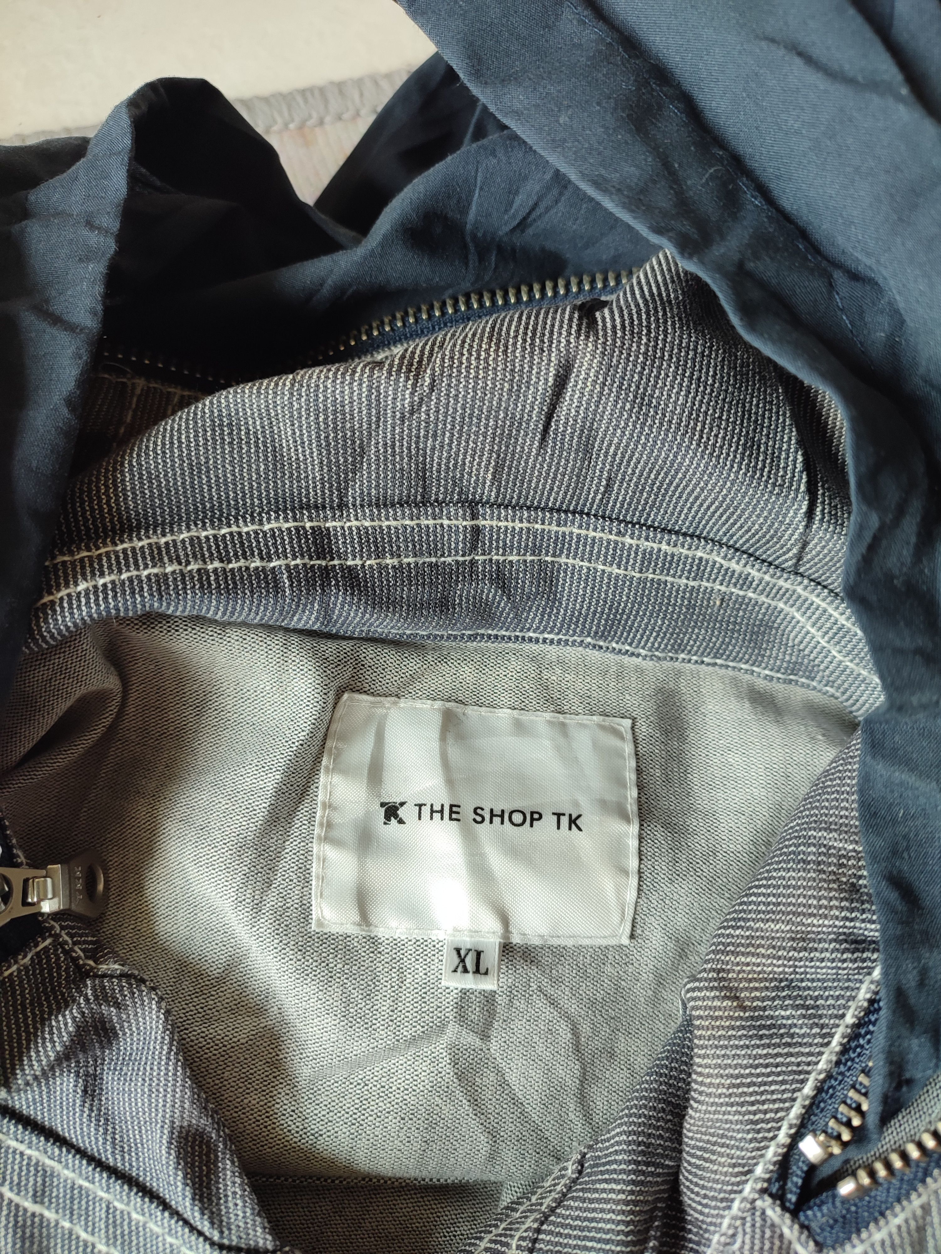 Japanese Brand The Shop TK Button Up Shirt Hickory Design Size US L / EU 52-54 / 3 - 9 Thumbnail