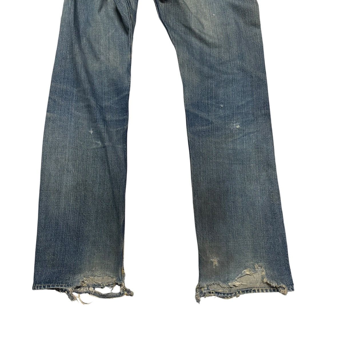 The Real McCoy's Vintage Real McCoys Ultimate Seeker Distessed Denim Jeans Size US 30 / EU 46 - 15 Thumbnail