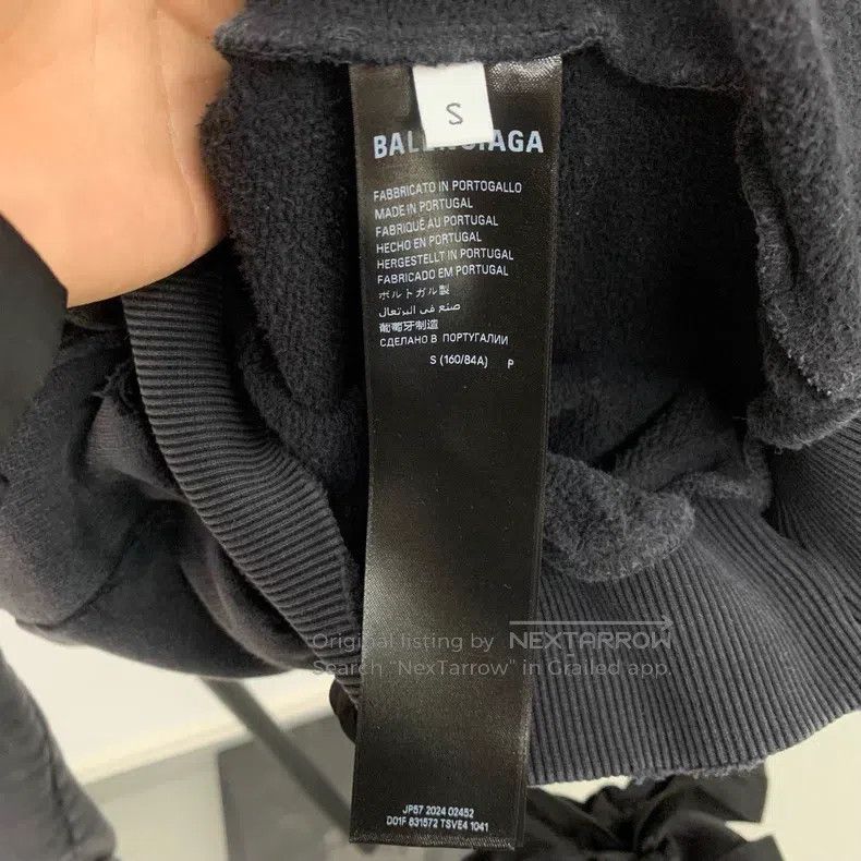 Balenciaga Balenciaga Solid color hooded zip-up long-sleeve sweatshir Size S / US 4 / IT 40 - 8 Thumbnail