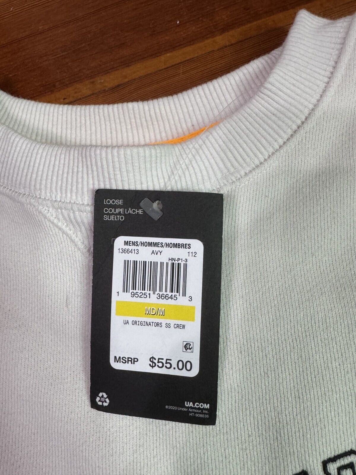 Under Armour Under Armour Originators Short Sleeve Crew 1366413 White Size US M / EU 48-50 / 2 - 4 Thumbnail