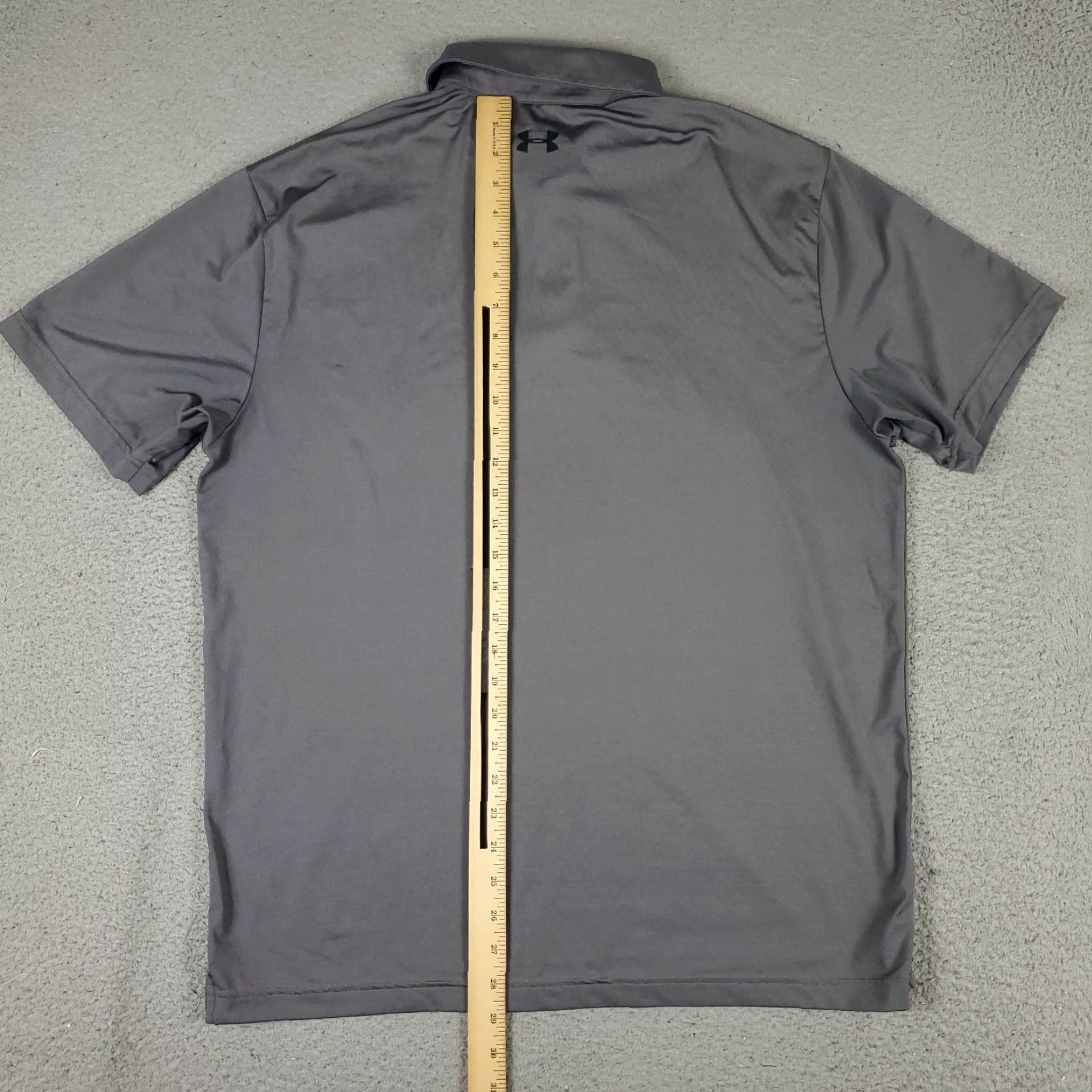 Under Armour Under Armour Polo Shirt Mens Size Large Gray Golf Casual Short Sleeve Shirt Mens Polo Under Armour HeatGear Polo Gray Golf Casual Short Sleeve Mens Size US L / EU 52-54 / 3 - 3 Thumbnail